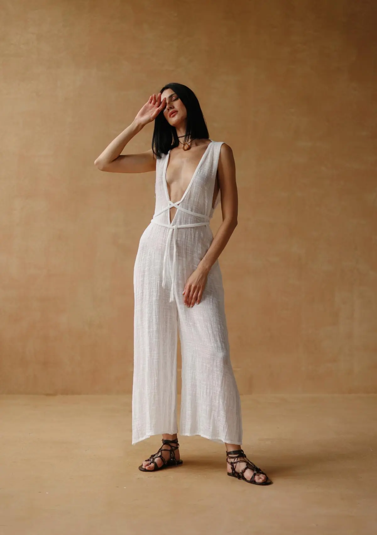ARES JUMPSUIT- NATURAL - Image 7