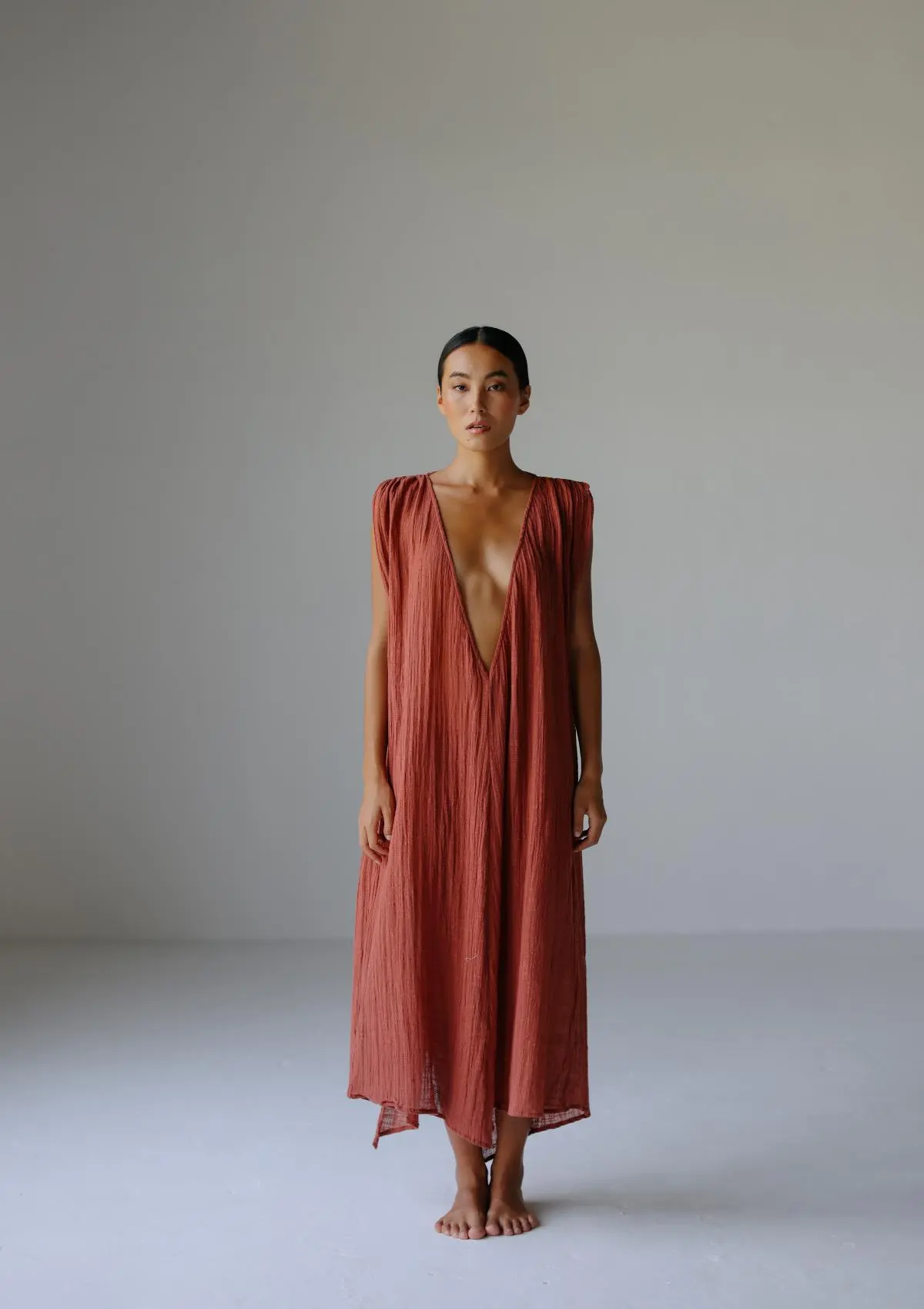 ARES KAFTAN - BAKED CLAY - Image 3