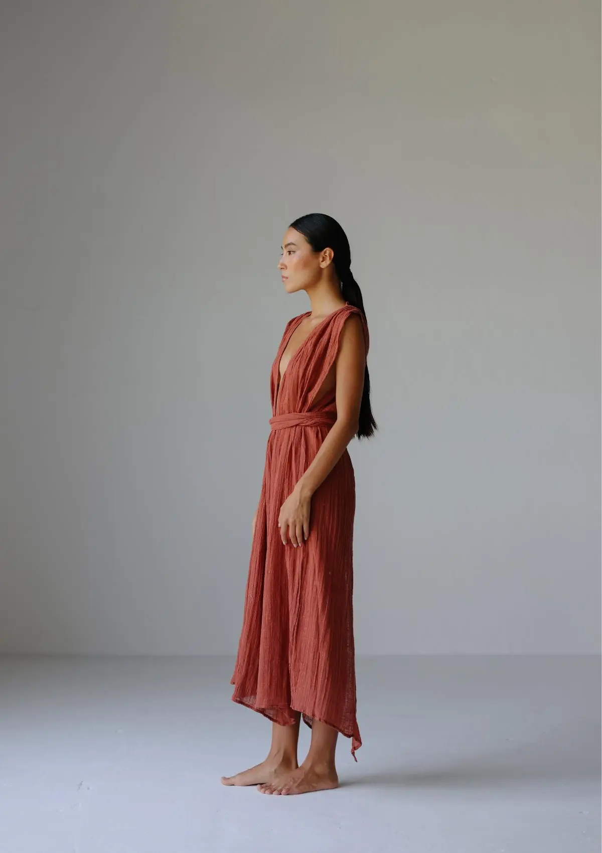 ARES KAFTAN - BAKED CLAY - Image 5