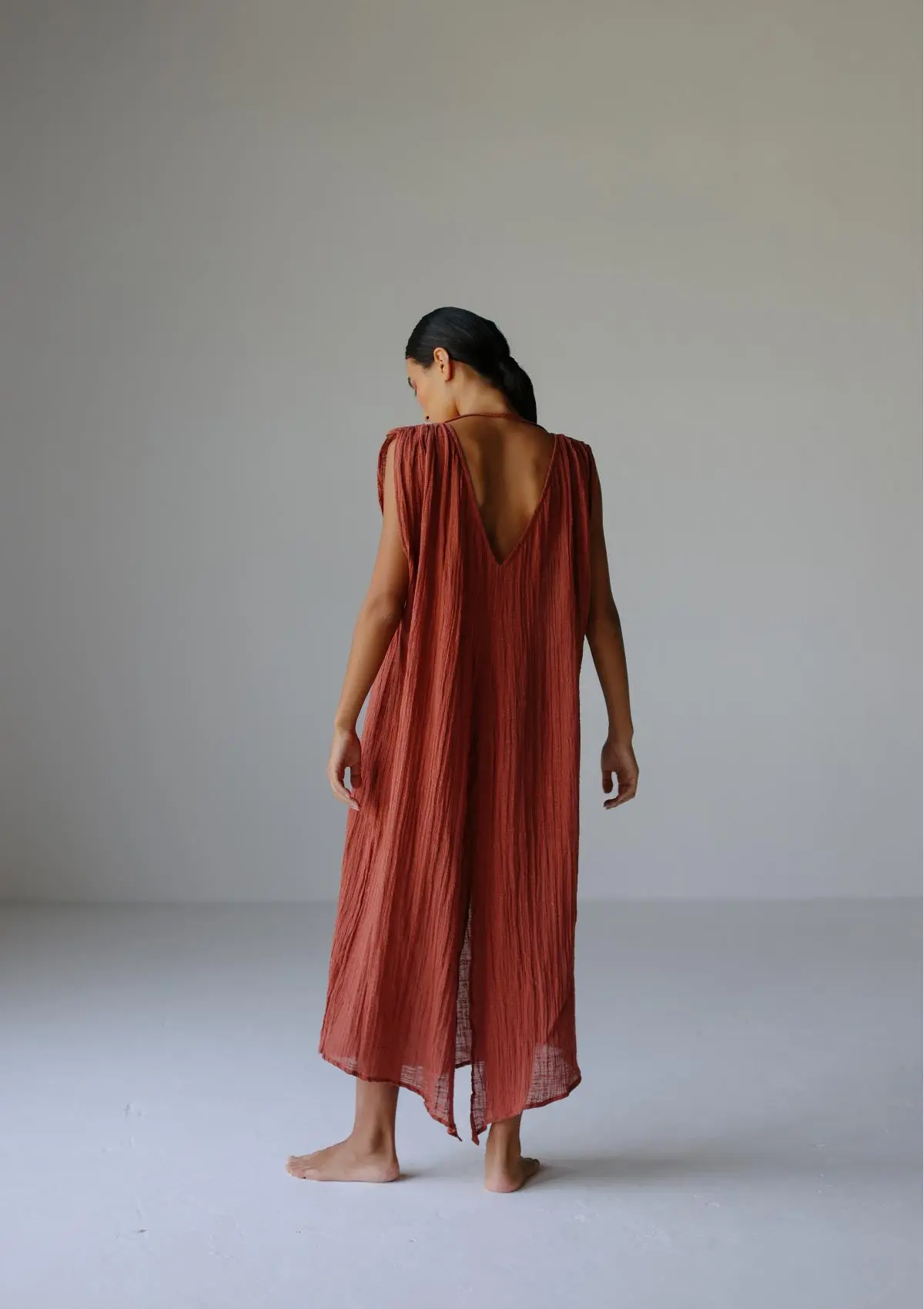ARES KAFTAN - BAKED CLAY - Image 6
