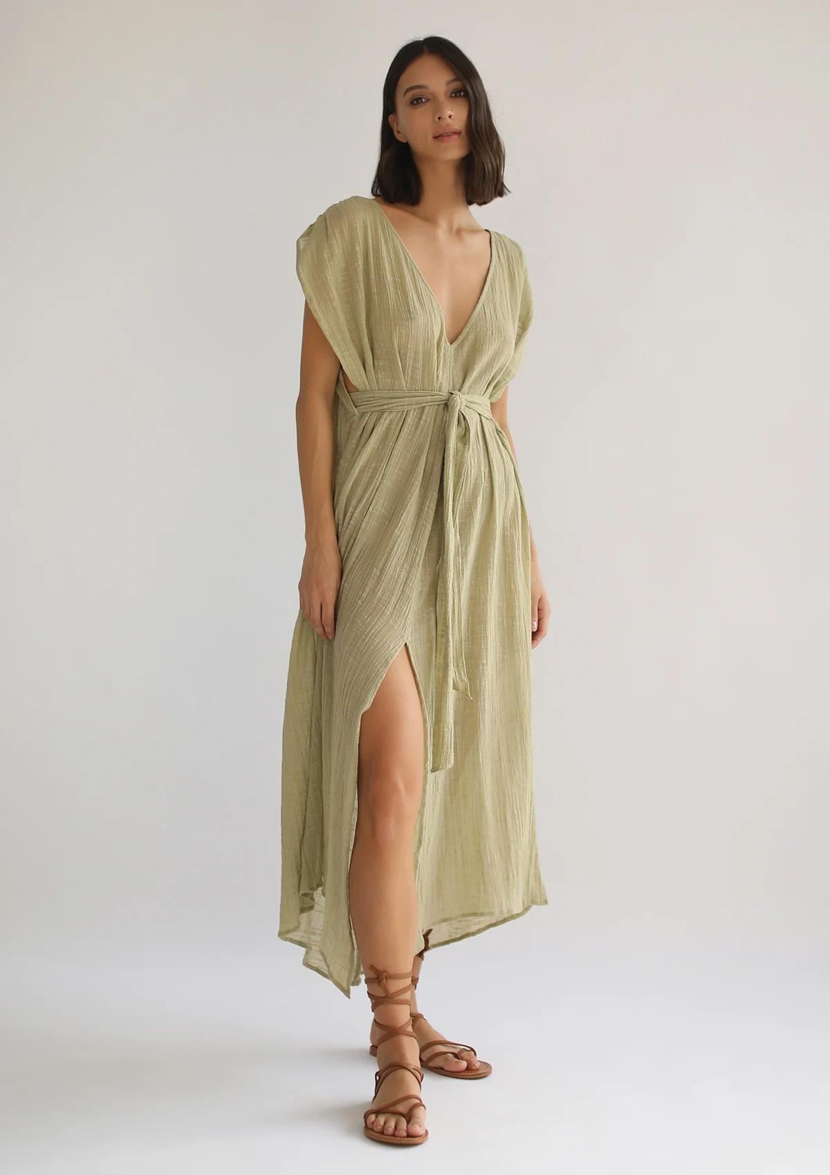 ARES KAFTAN - PISTACHIO - Image 6
