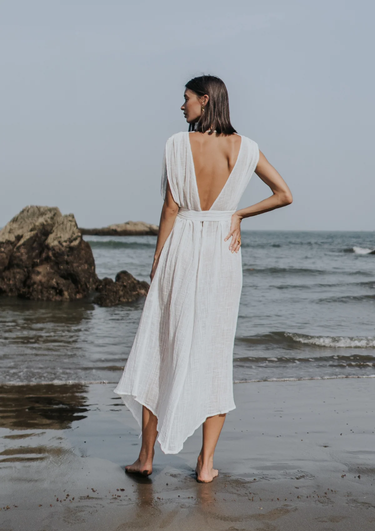 ARES KAFTAN - WHITE - Image 3