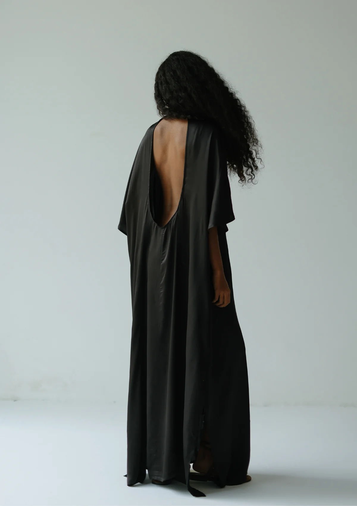 ARIA MAXI KAFTAN- BLACK - Image 3