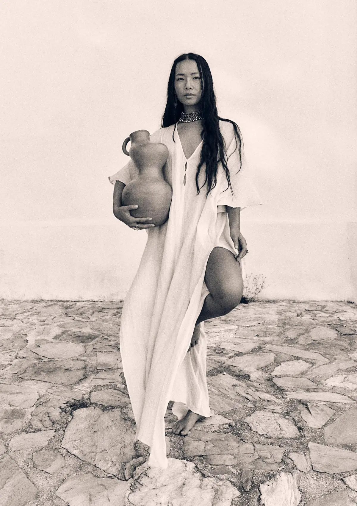 ARIA MAXI KAFTAN - KORA UNDYED - Image 6