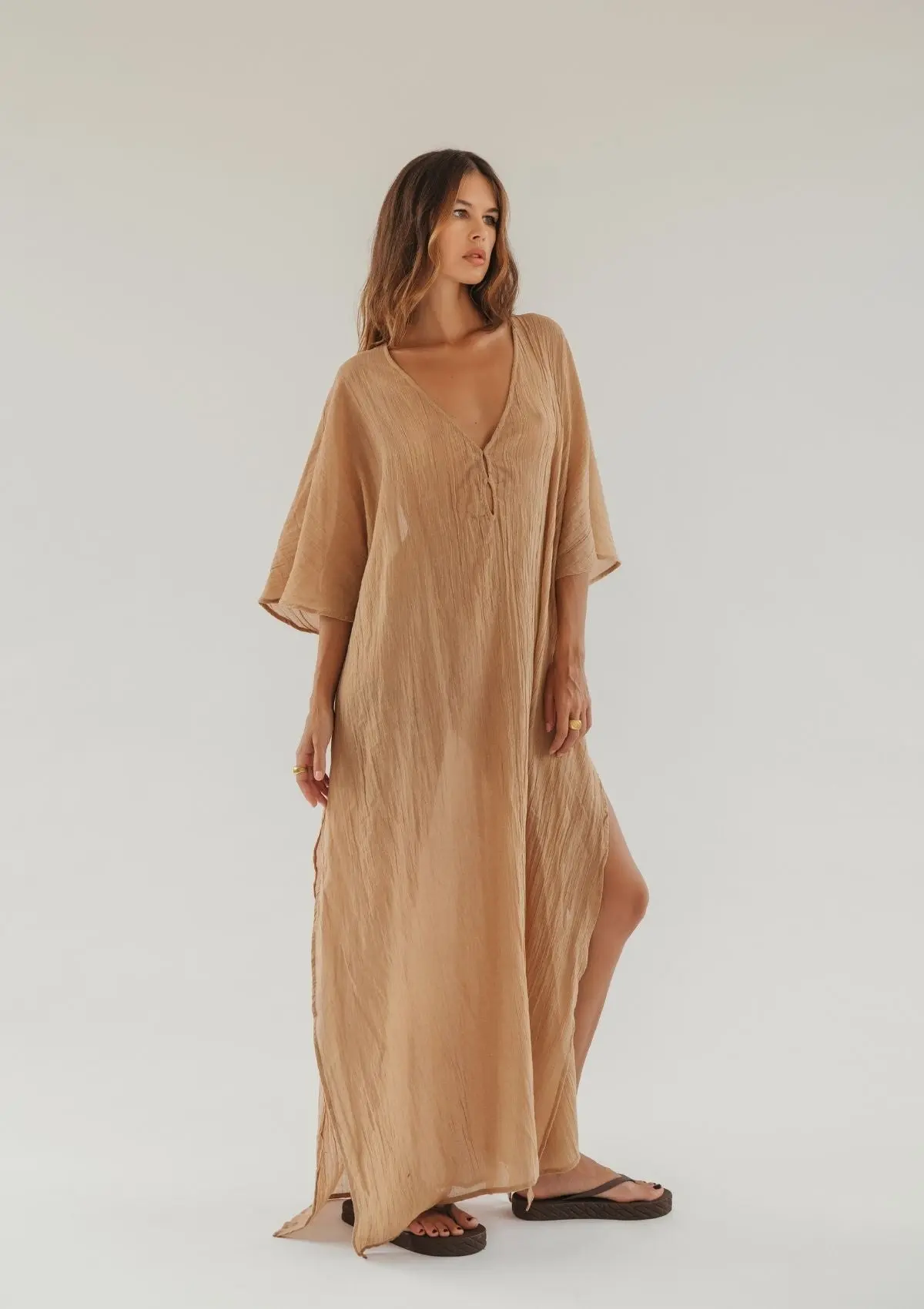 ARIA MAXI KAFTAN - MANGO MOJITO - Image 3