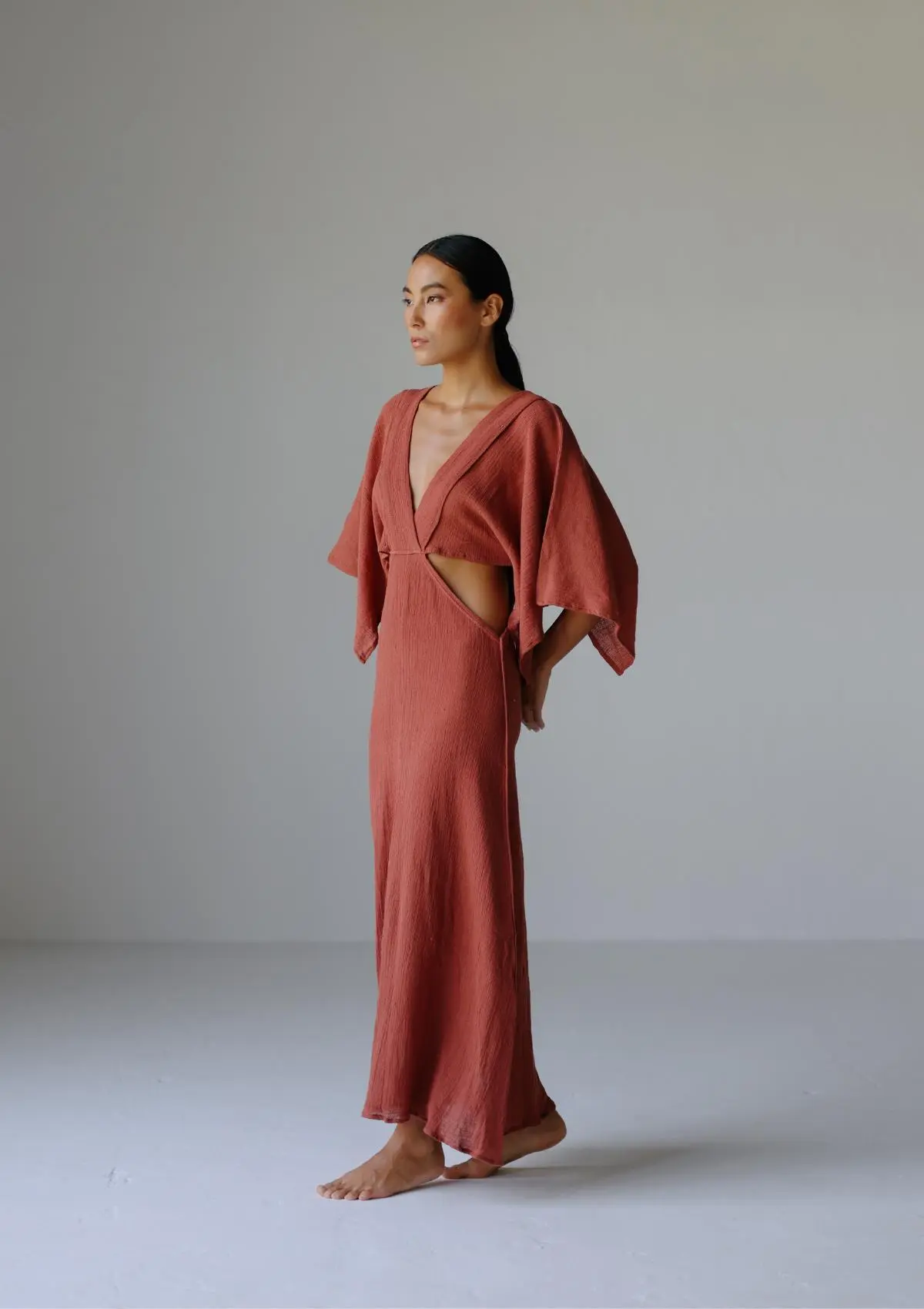 AURORA DRESS - BAKED CLAY - Image 2