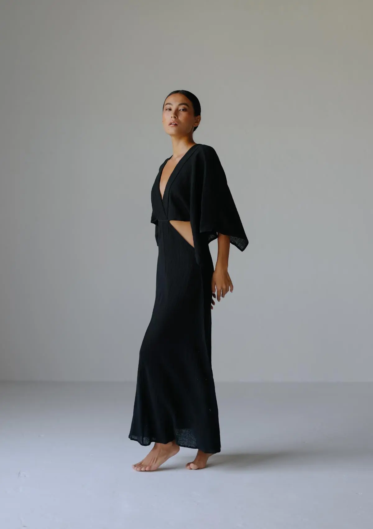 AURORA DRESS - BLACK - Image 3