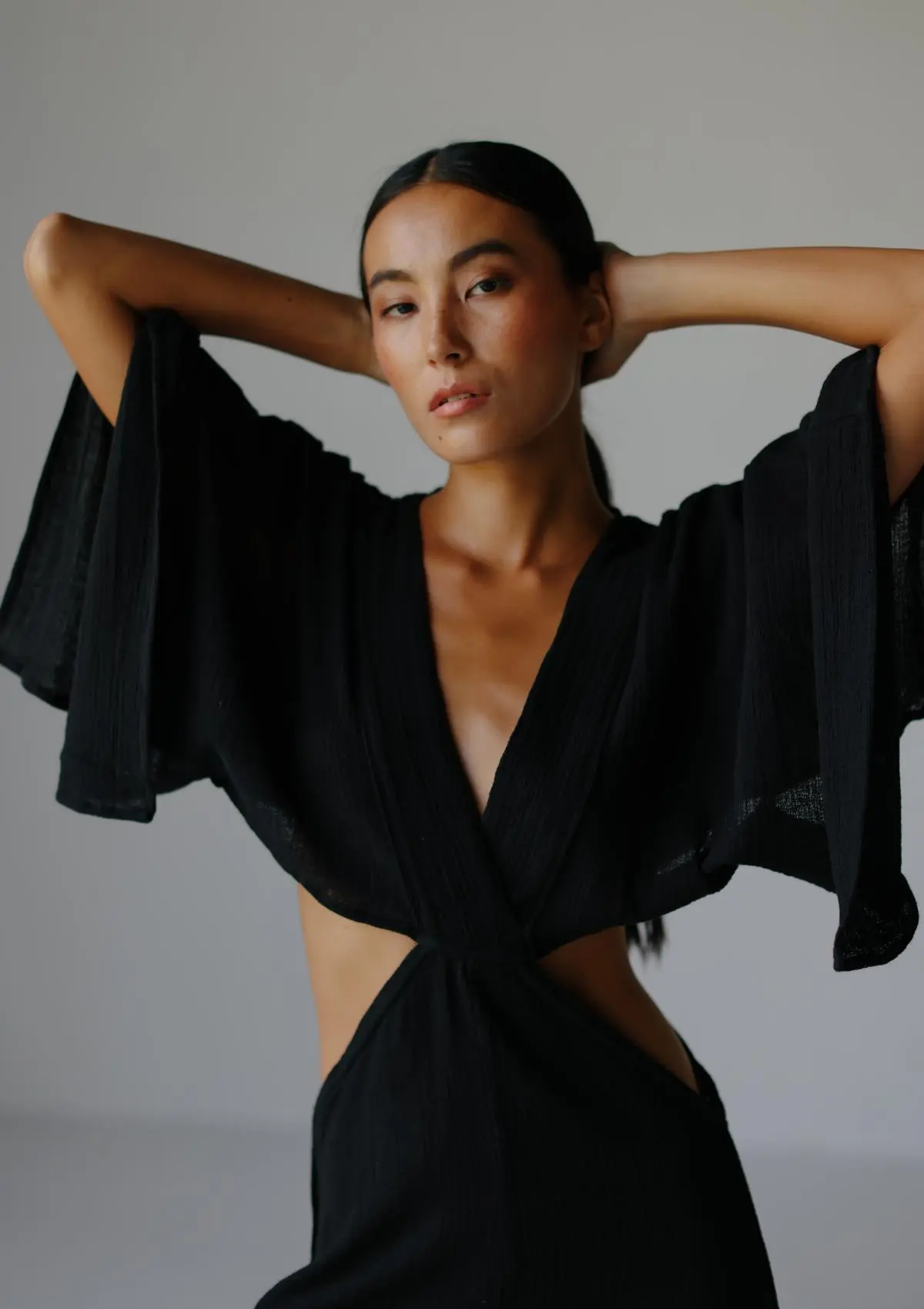 AURORA DRESS - BLACK - Image 4