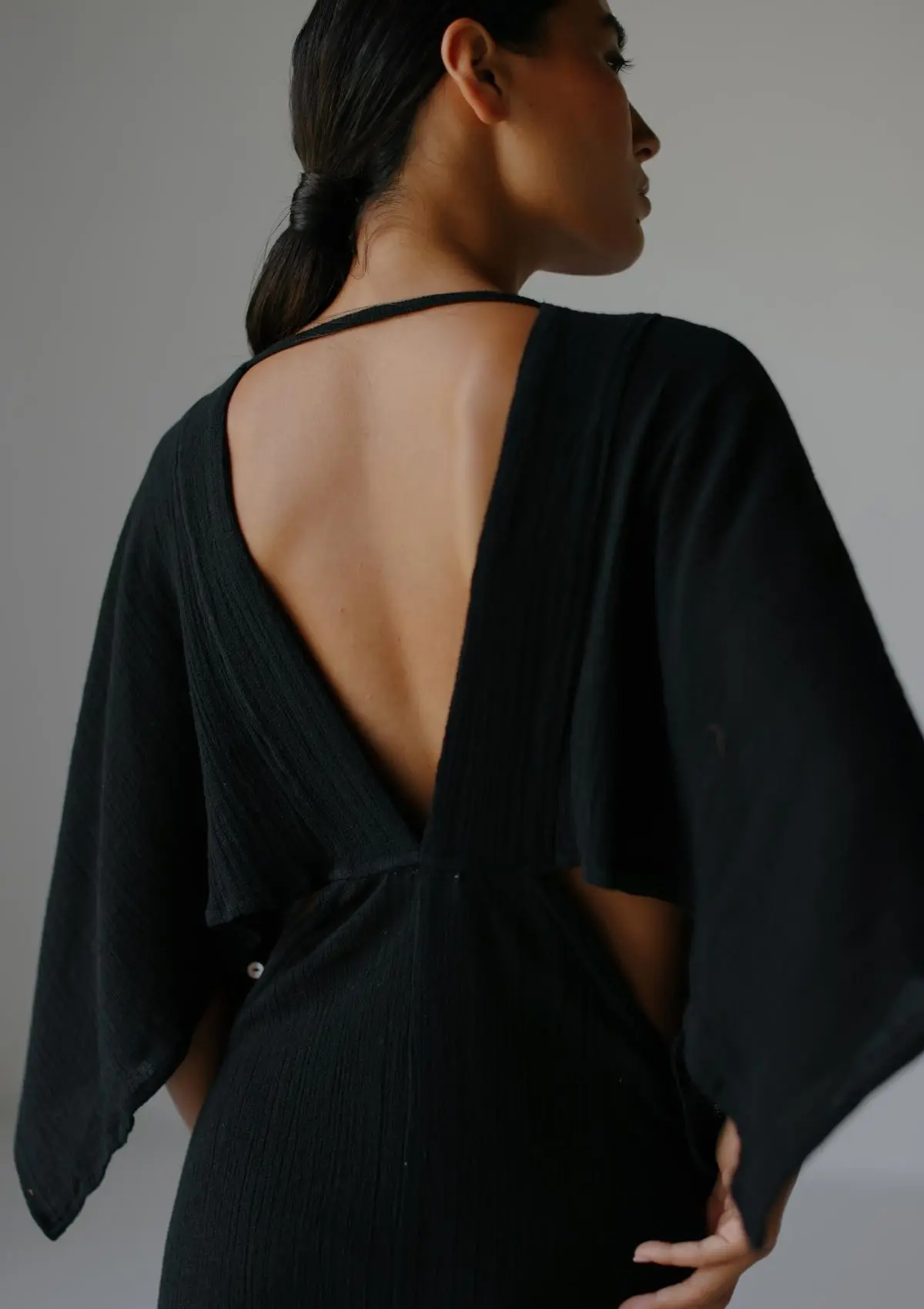 AURORA DRESS - BLACK - Image 6