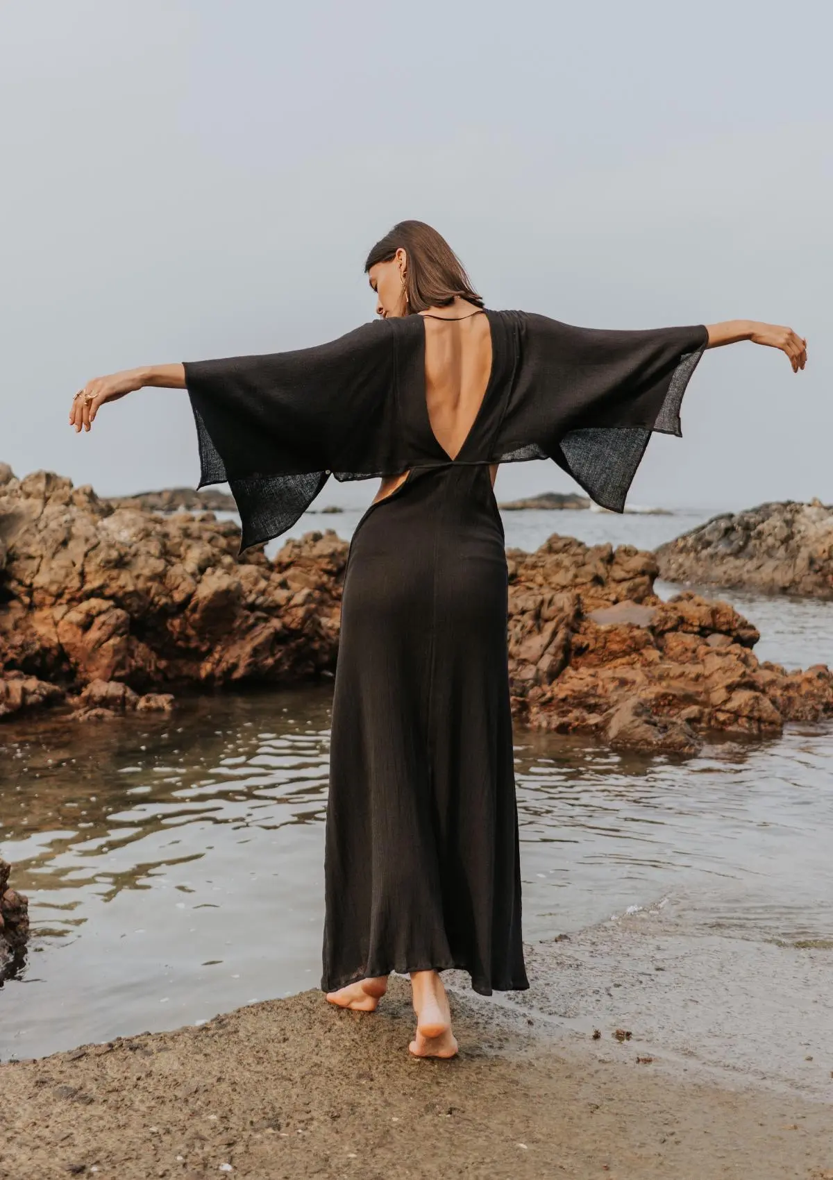 AURORA DRESS - BLACK - Image 8