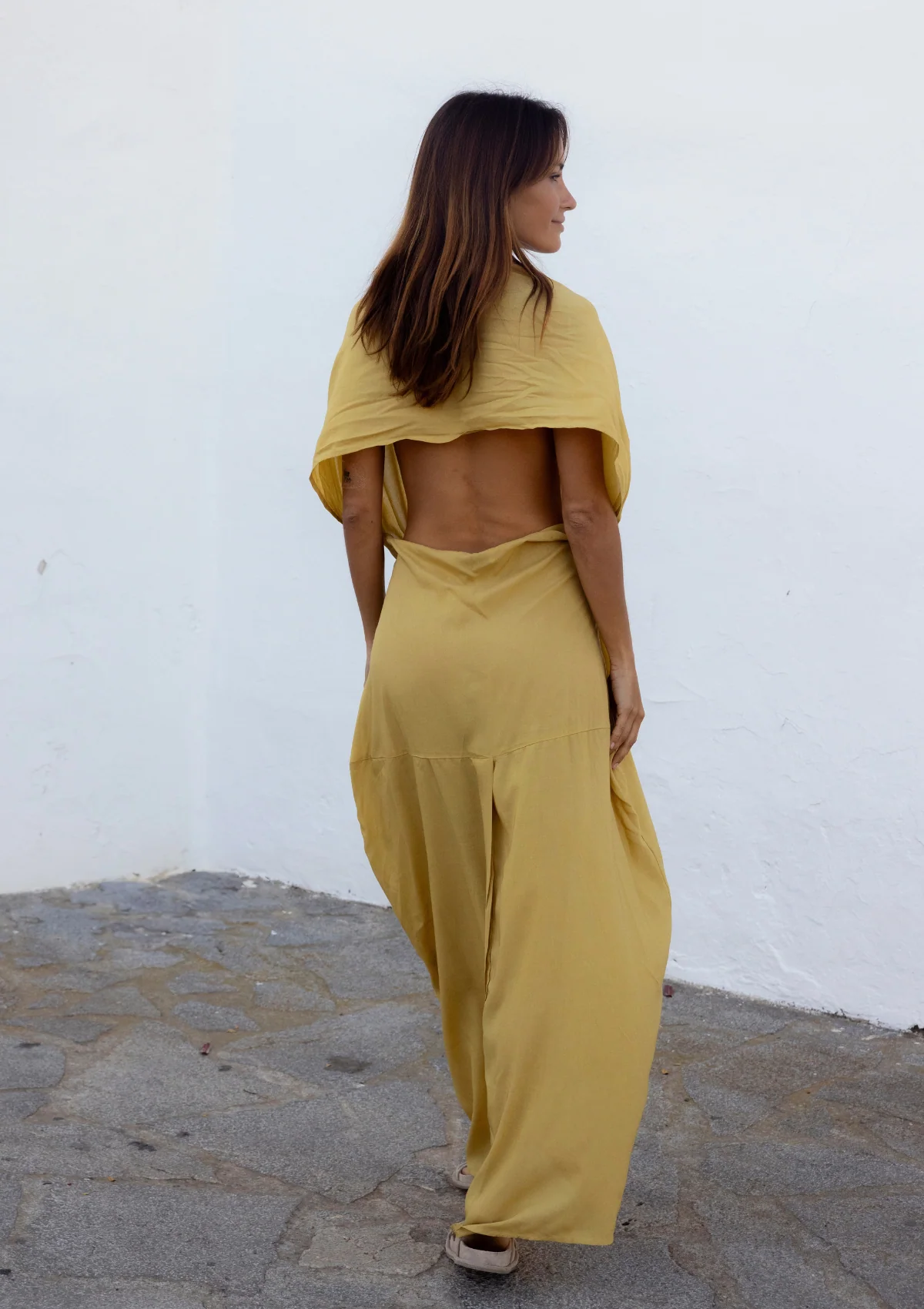 HOOD KAFTAN- BEIGE TAN - Image 10