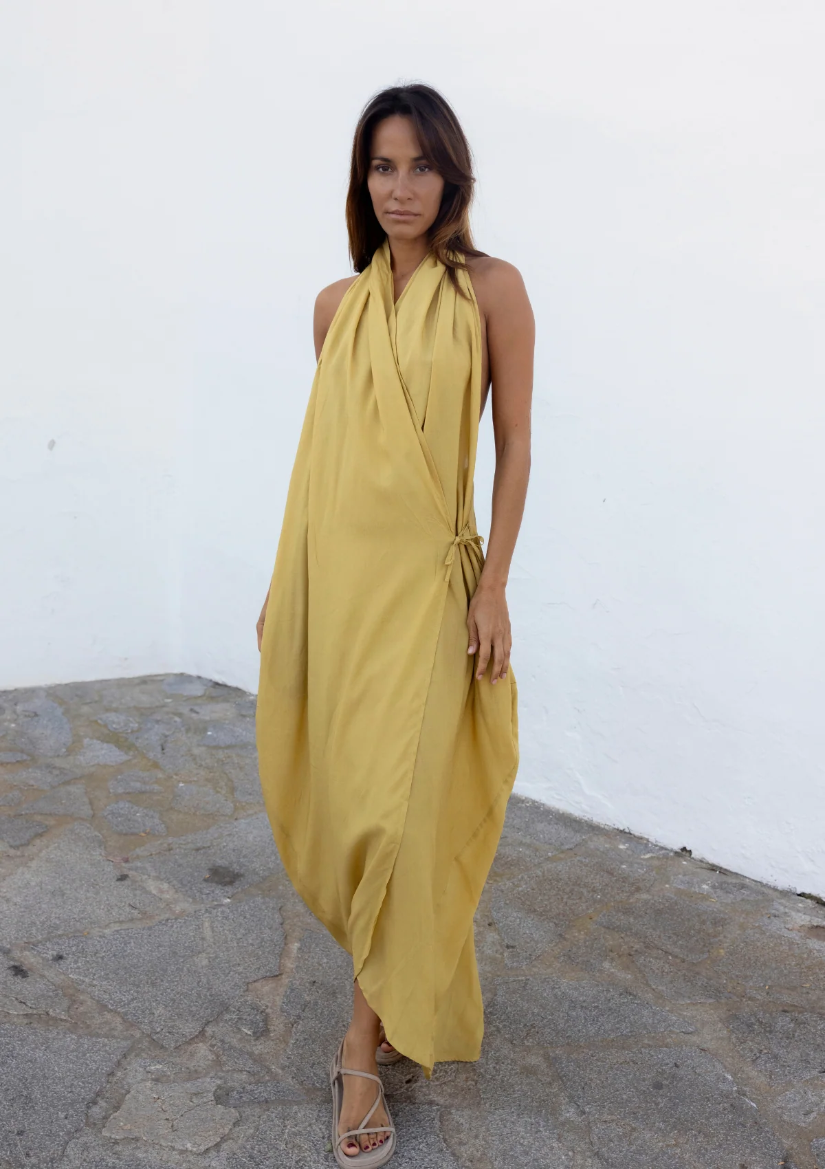 HOOD KAFTAN- BEIGE TAN - Image 6