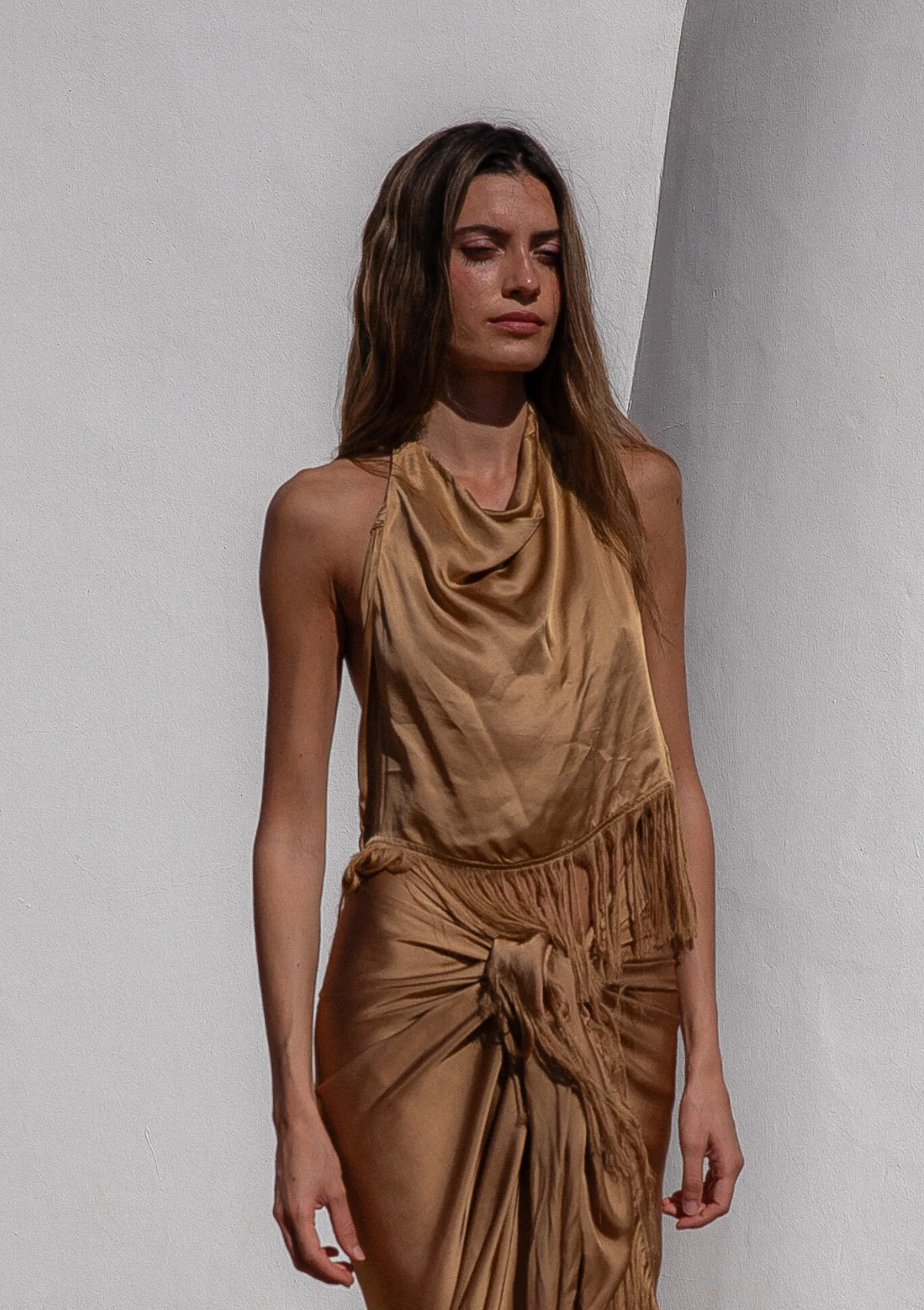 FAYE TOP - GOLDEN BROWN - Image 6