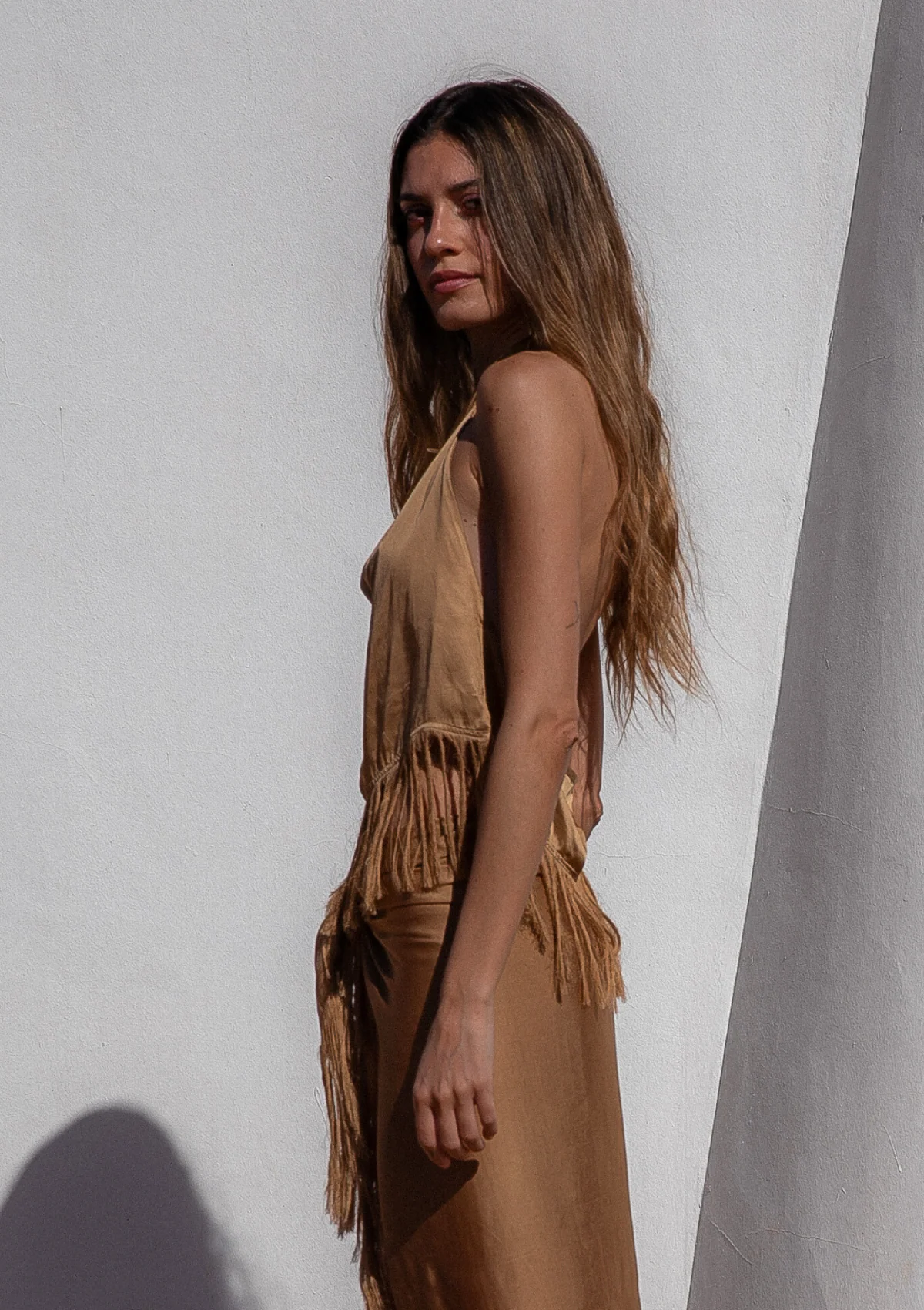 FAYE TOP - GOLDEN BROWN - Image 7