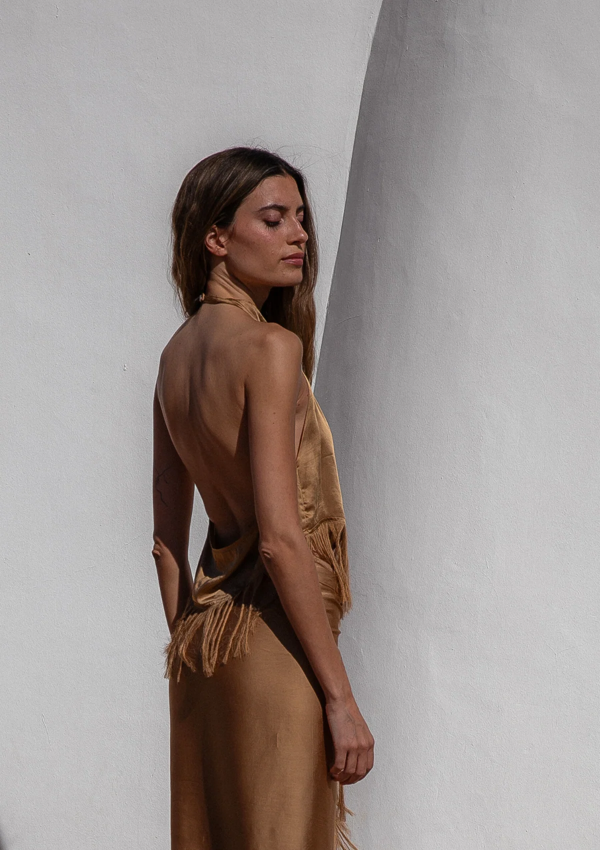 FAYE TOP - GOLDEN BROWN - Image 8
