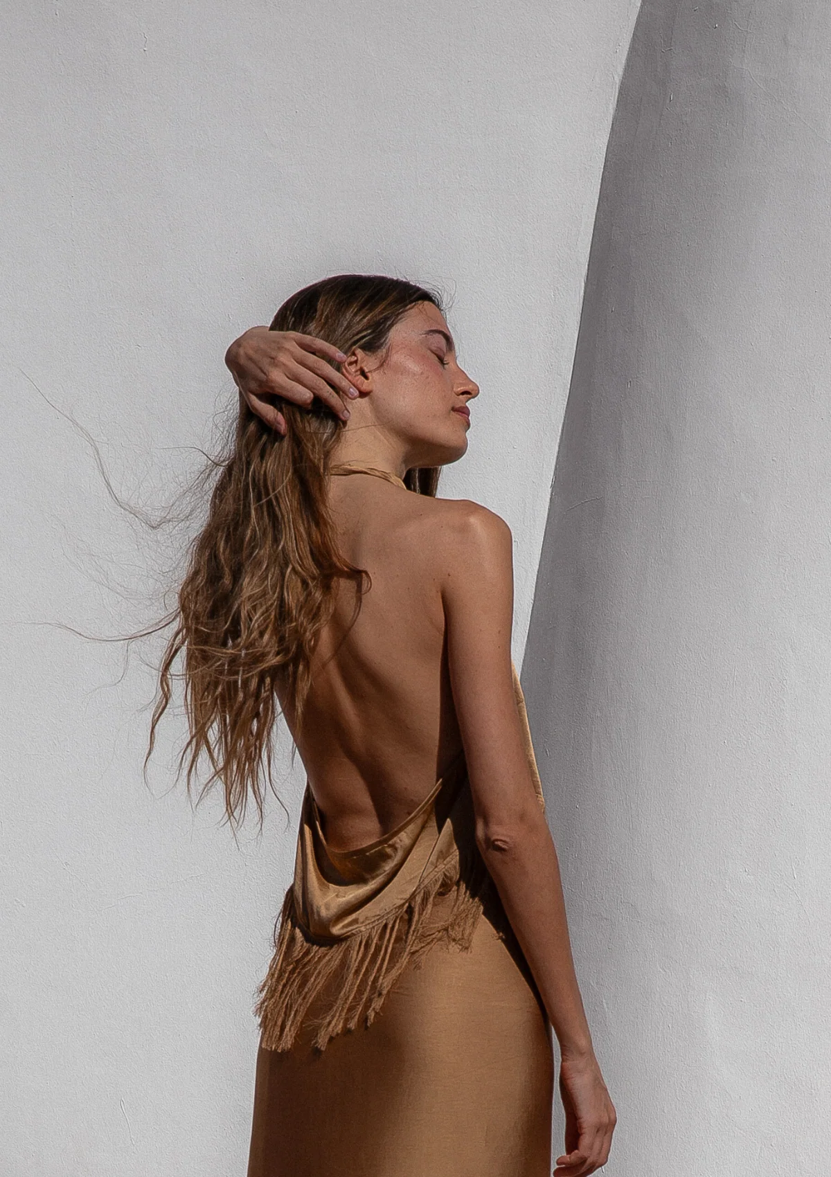 FAYE TOP - GOLDEN BROWN - Image 9