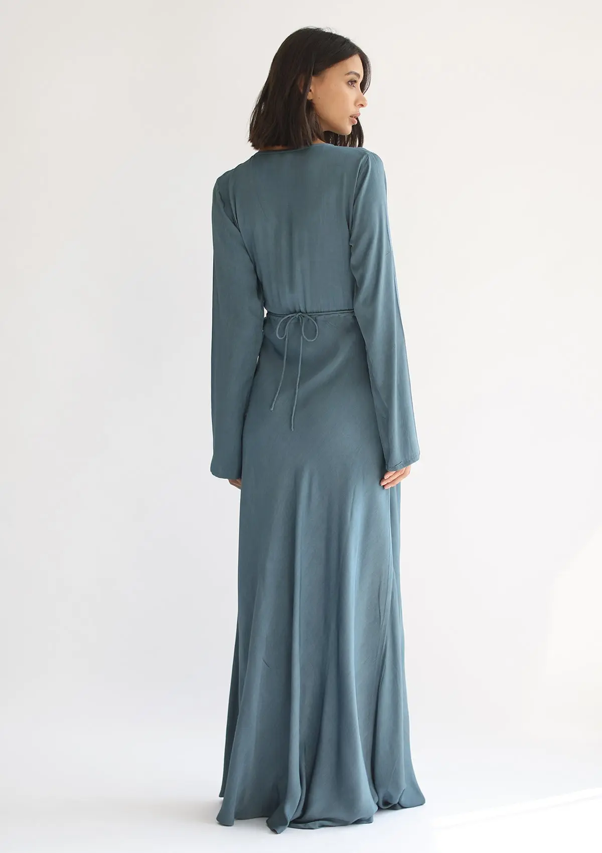 HERA MAXI DRESS - AEGEAN BLUE - Image 4