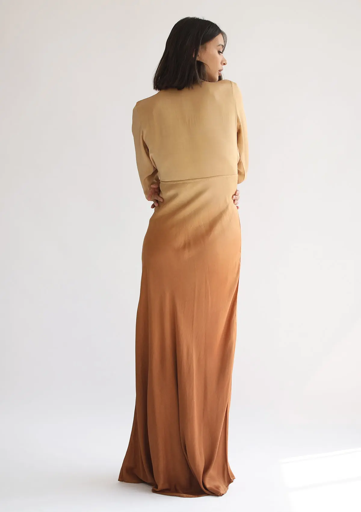 HERA MAXI DRESS - INCA GOLD OMBRE - Image 4