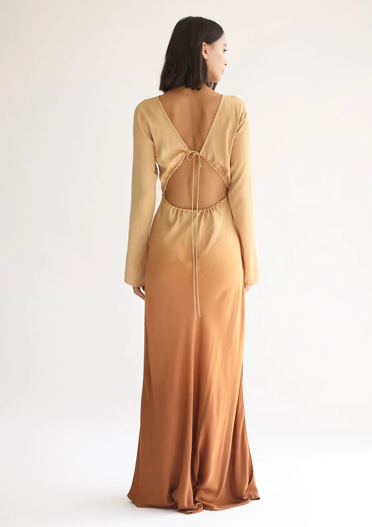 HERA MAXI DRESS - INCA GOLD OMBRE - Image 5