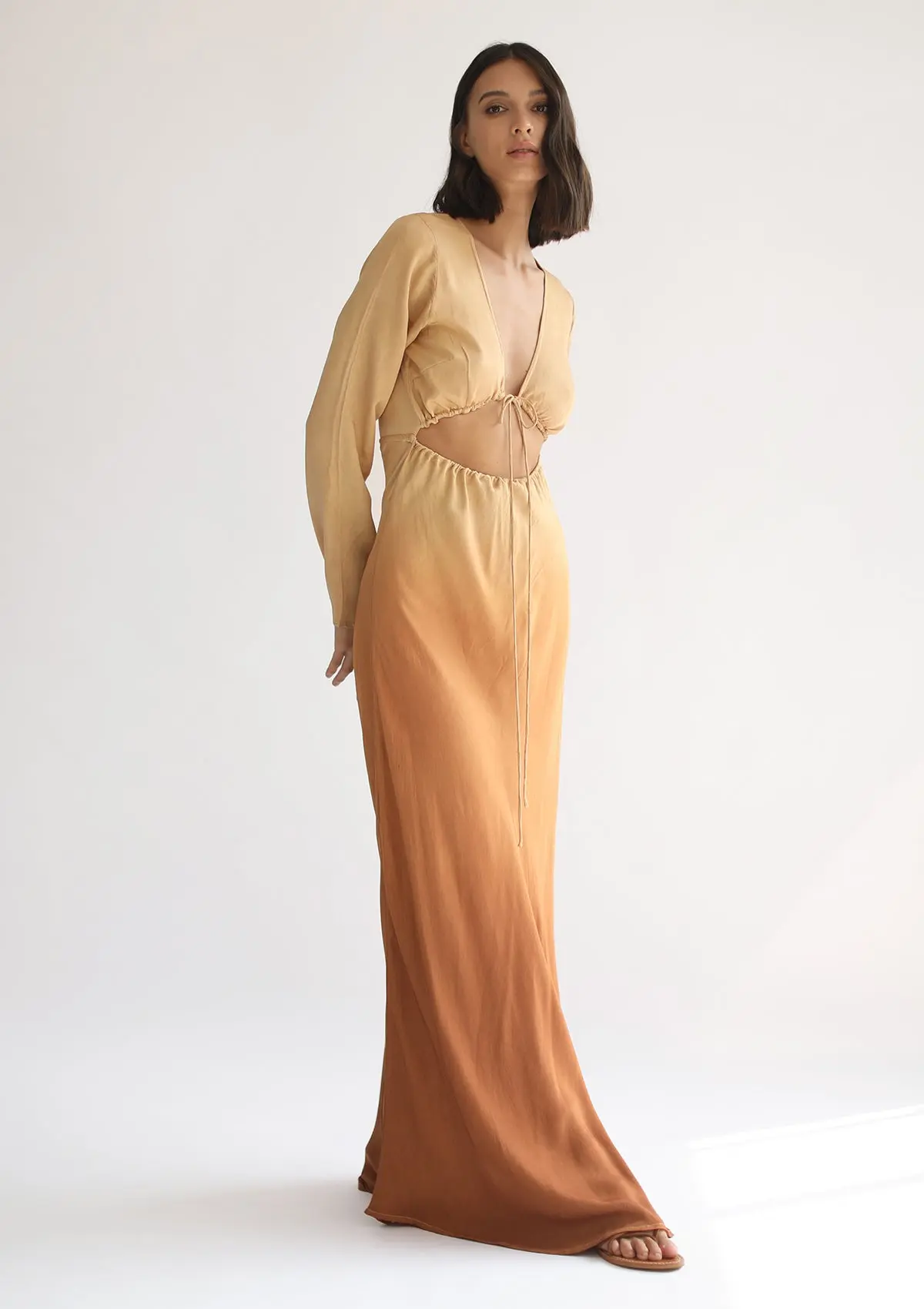 HERA MAXI DRESS - INCA GOLD OMBRE - Image 6