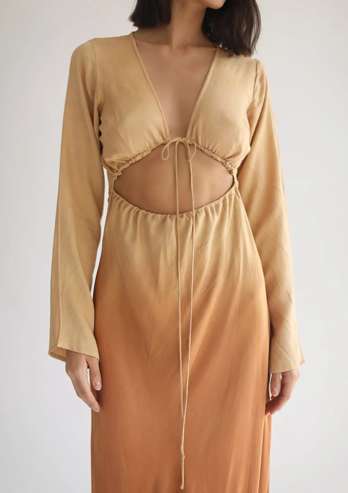 HERA MAXI DRESS - INCA GOLD OMBRE - Image 8
