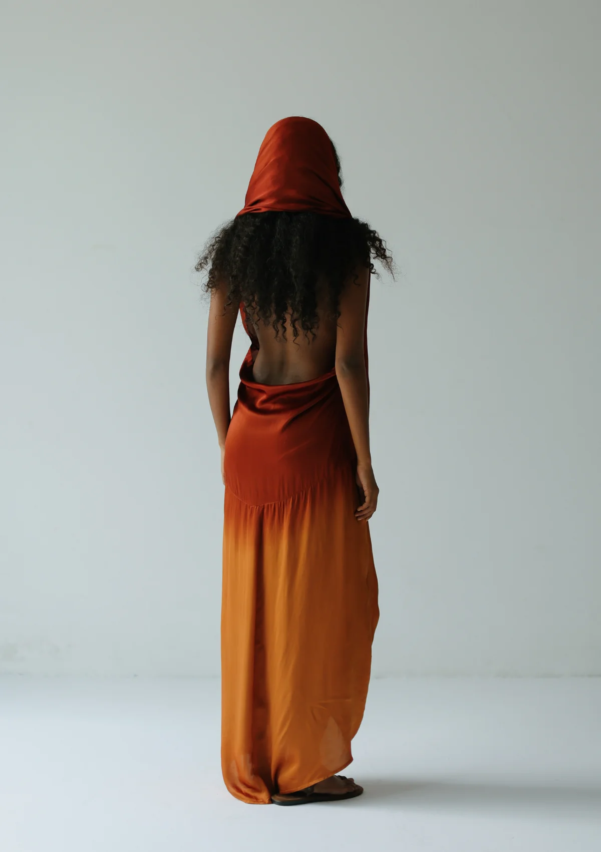 HOOD KAFTAN-PICANTE OMBRE - Image 4