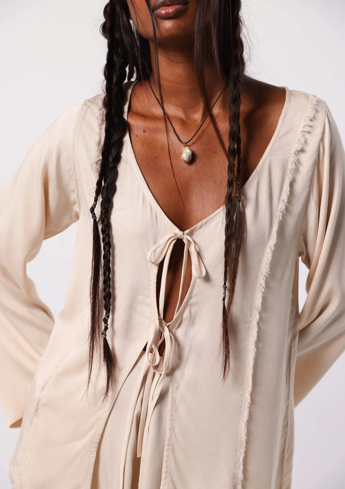 ILONA TOP- UNDYED KORA - Image 5