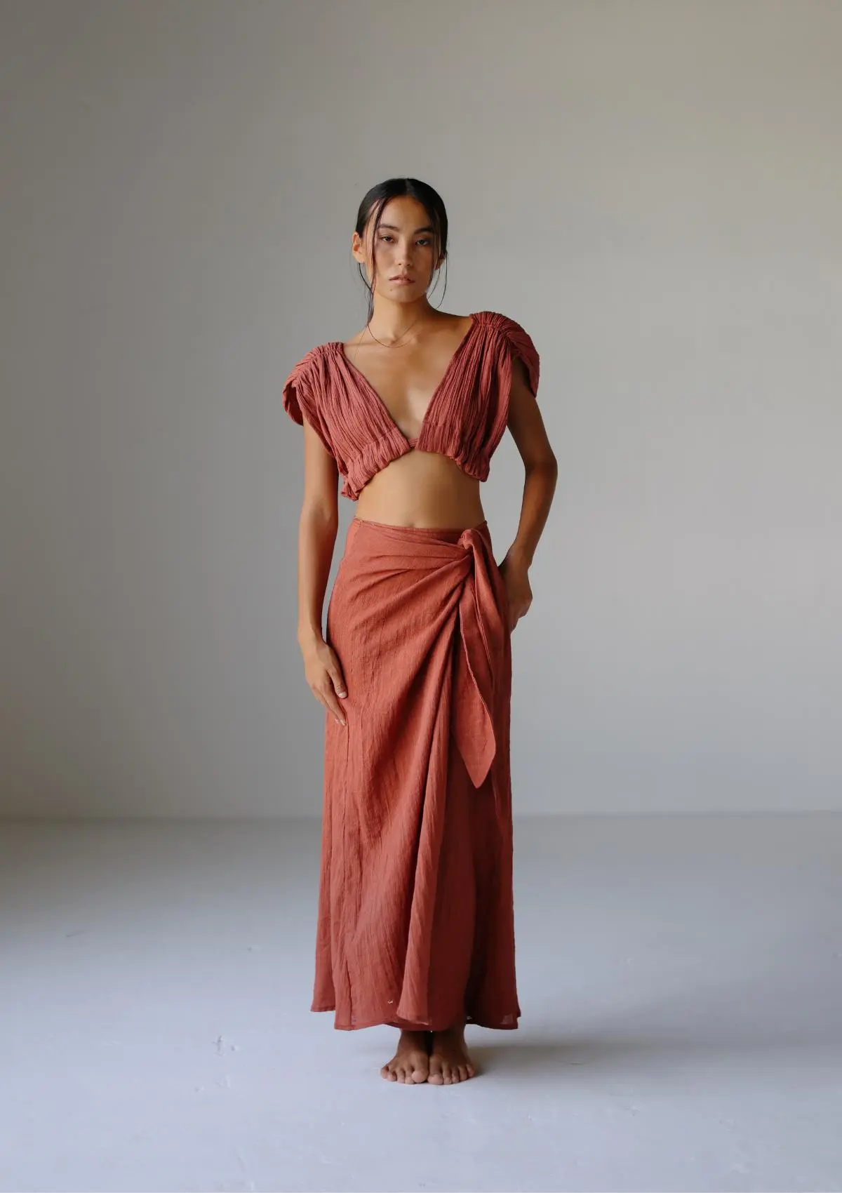 ISLA CROP TOP - BAKED CLAY - Image 4