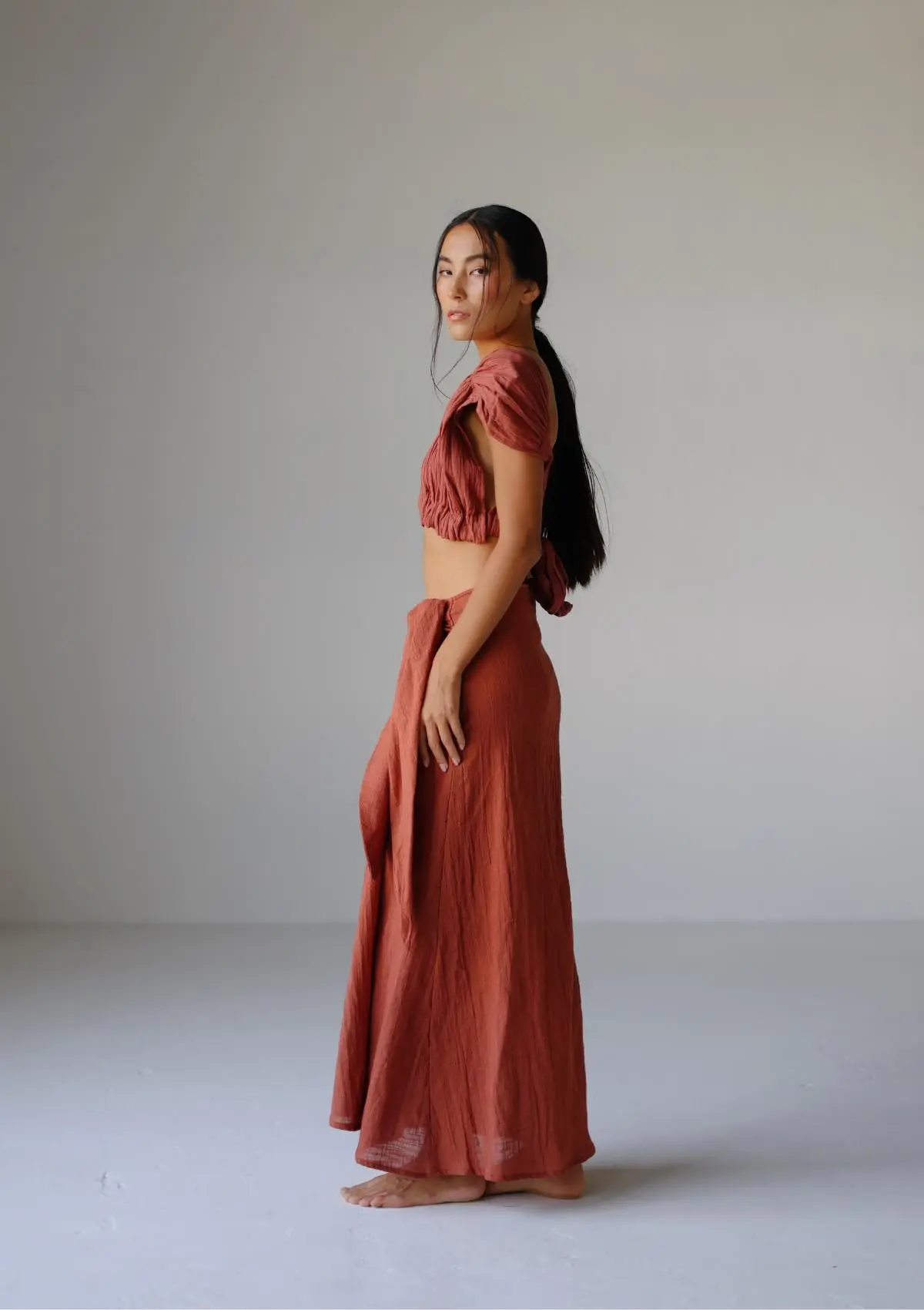 ISLA CROP TOP - BAKED CLAY - Image 5