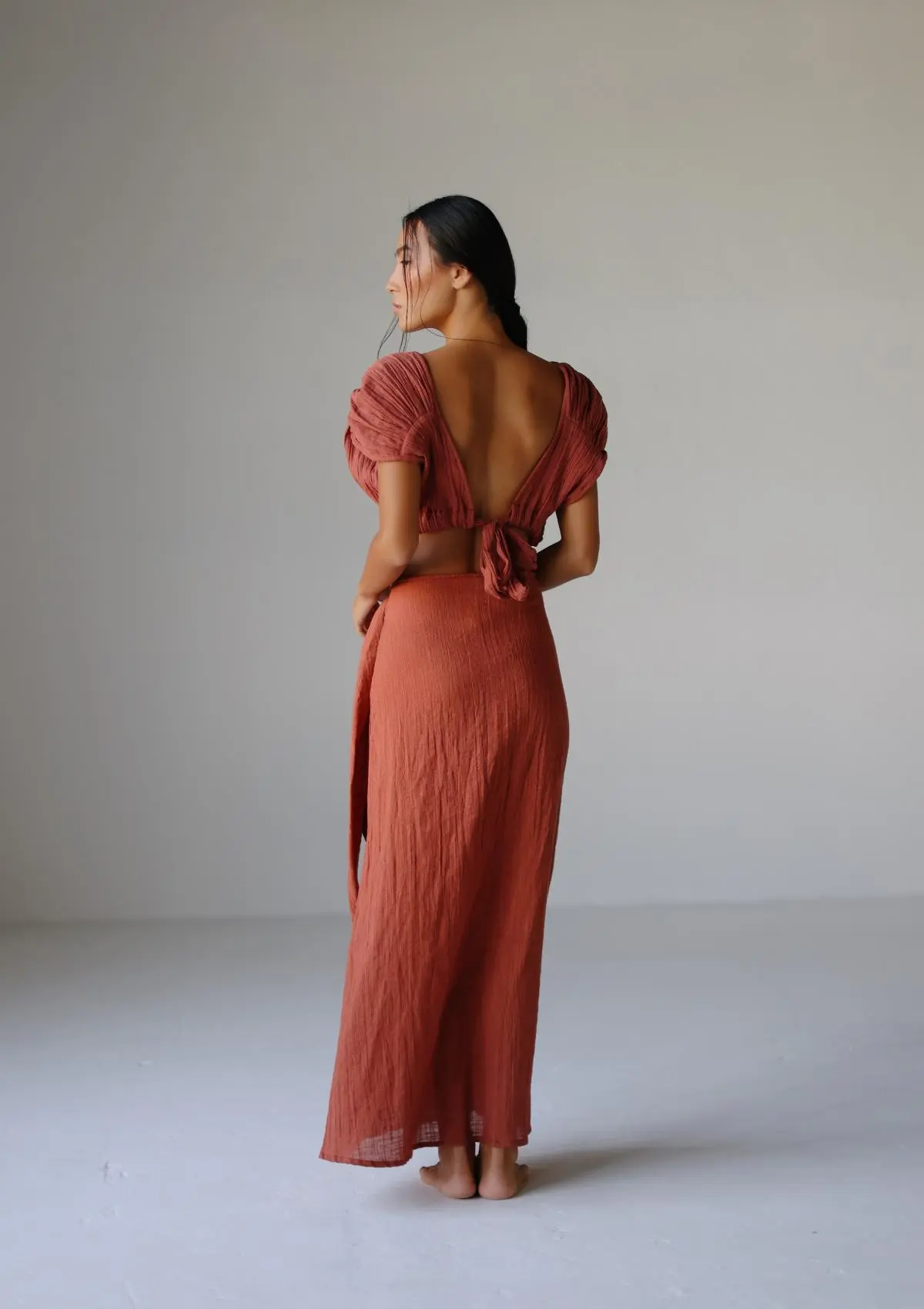 ISLA CROP TOP - BAKED CLAY - Image 6