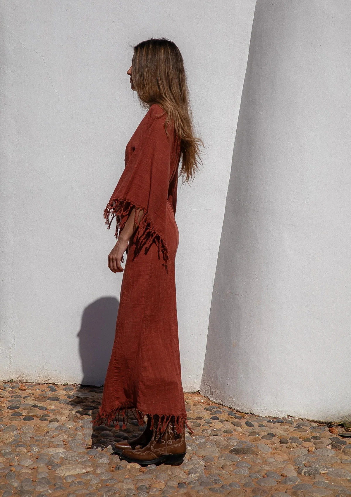ELARA DRESS- BAKED CLAY - Image 5