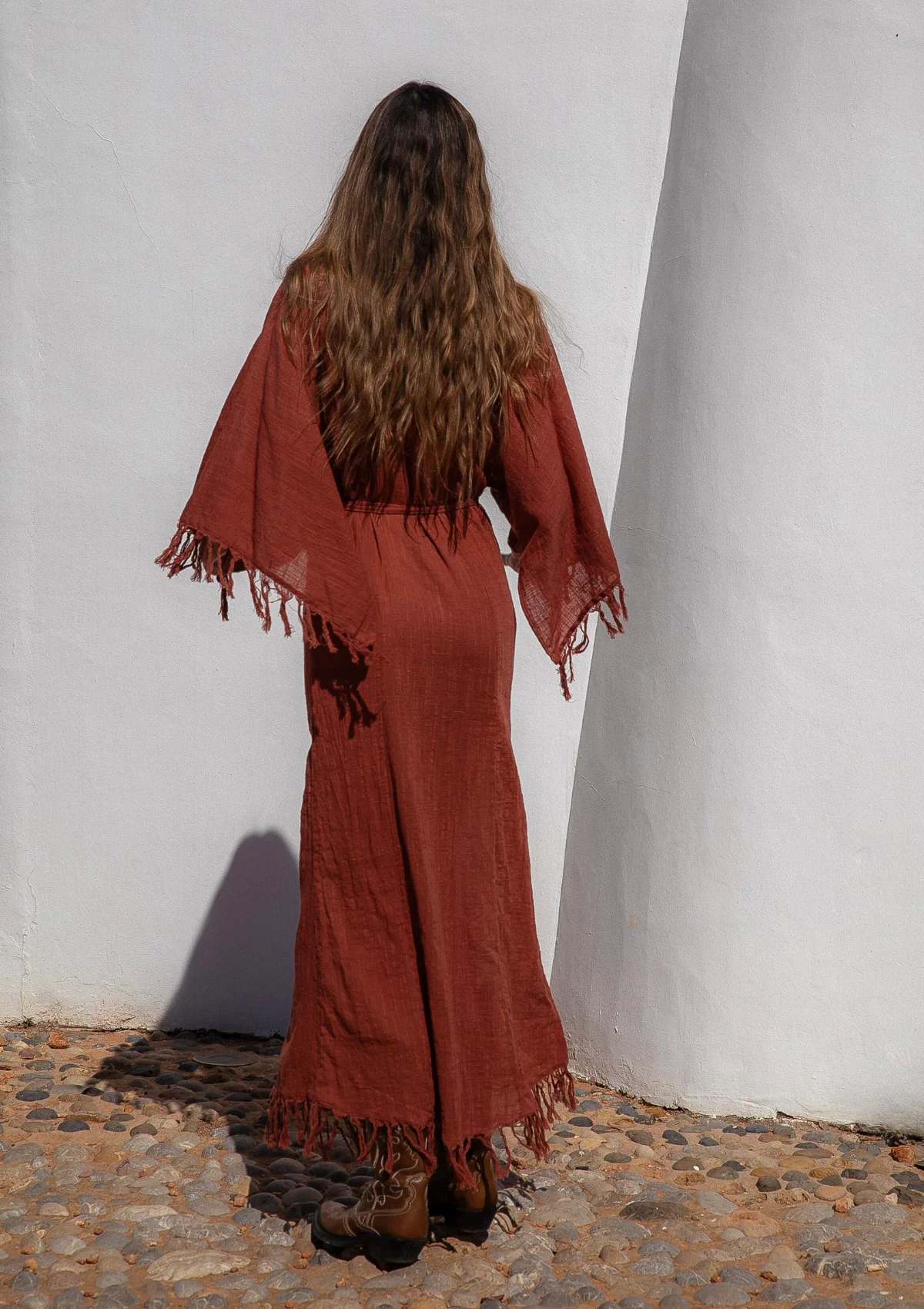 ELARA DRESS- BAKED CLAY - Image 7