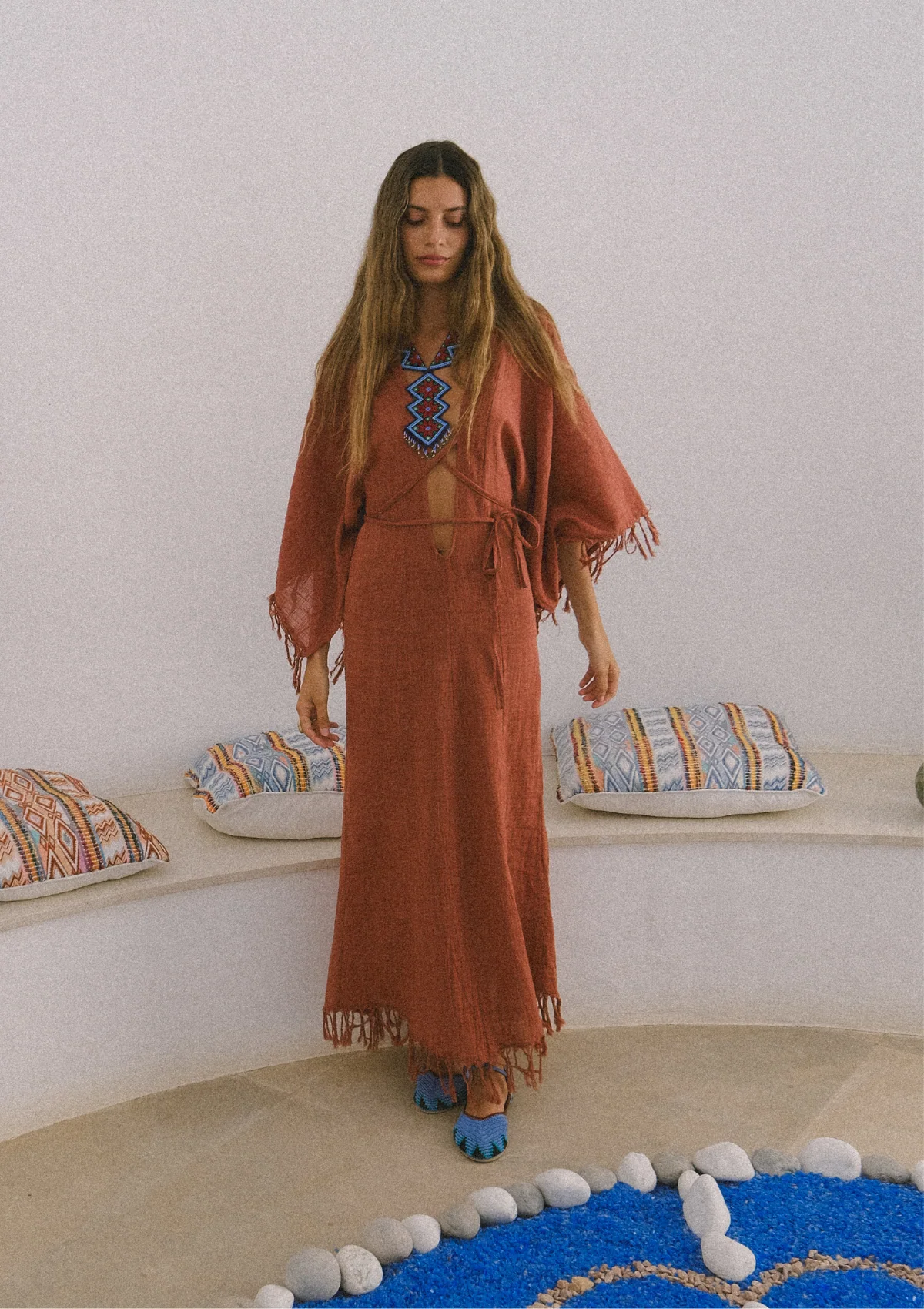 ELARA DRESS- BAKED CLAY - Image 9
