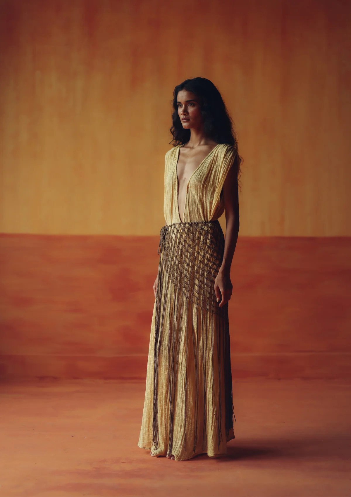 MACRAME WRAP SKIRT- HEMP - Image 4
