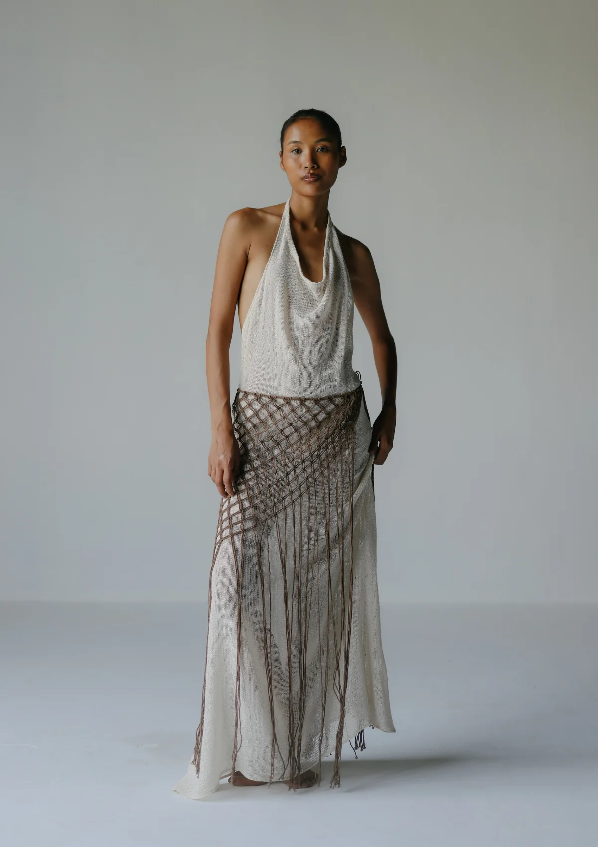 MACRAME WRAP SKIRT- HEMP - Image 5