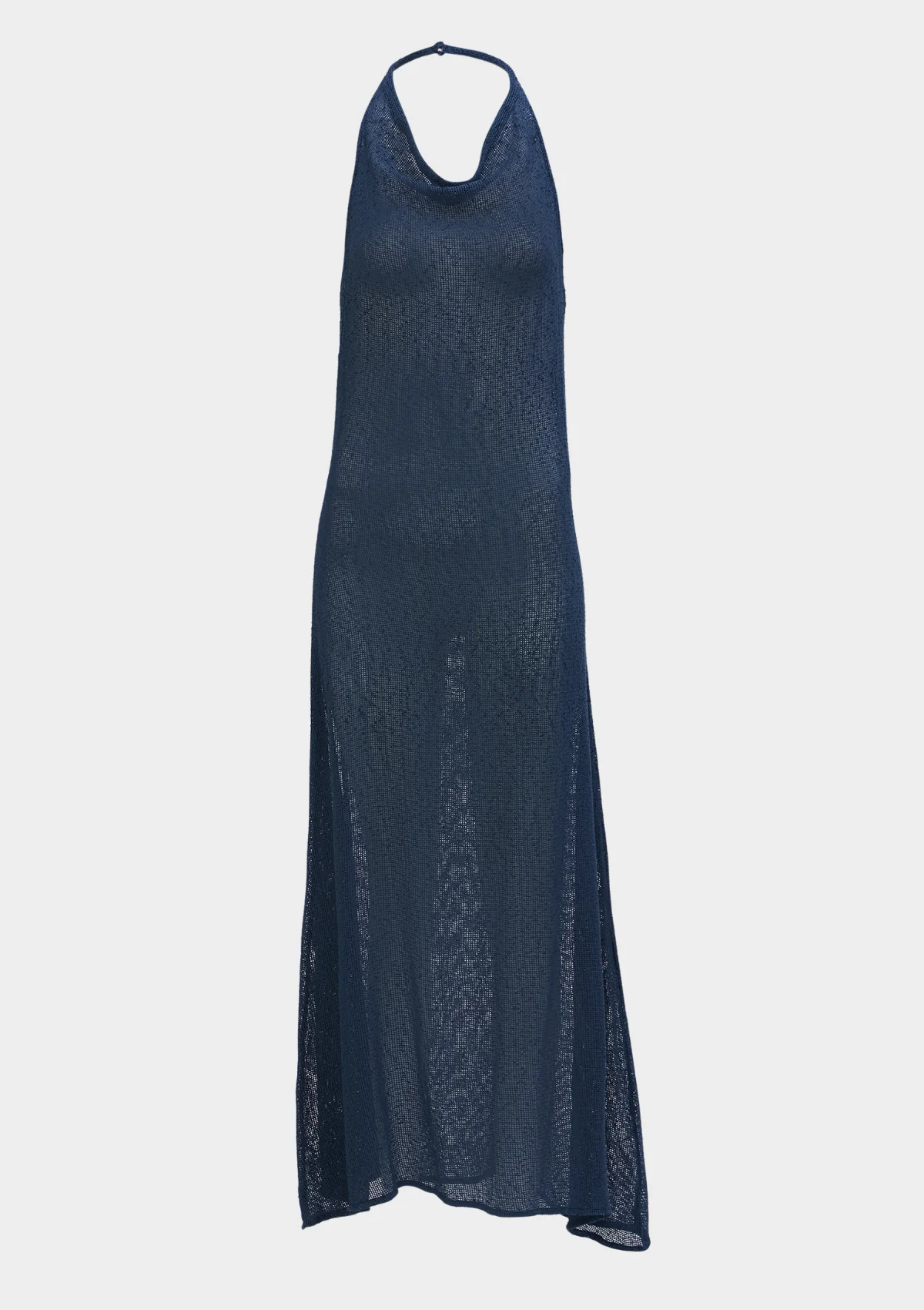 MARA HALTER DRESS- BLUE WING TEAL - Image 7