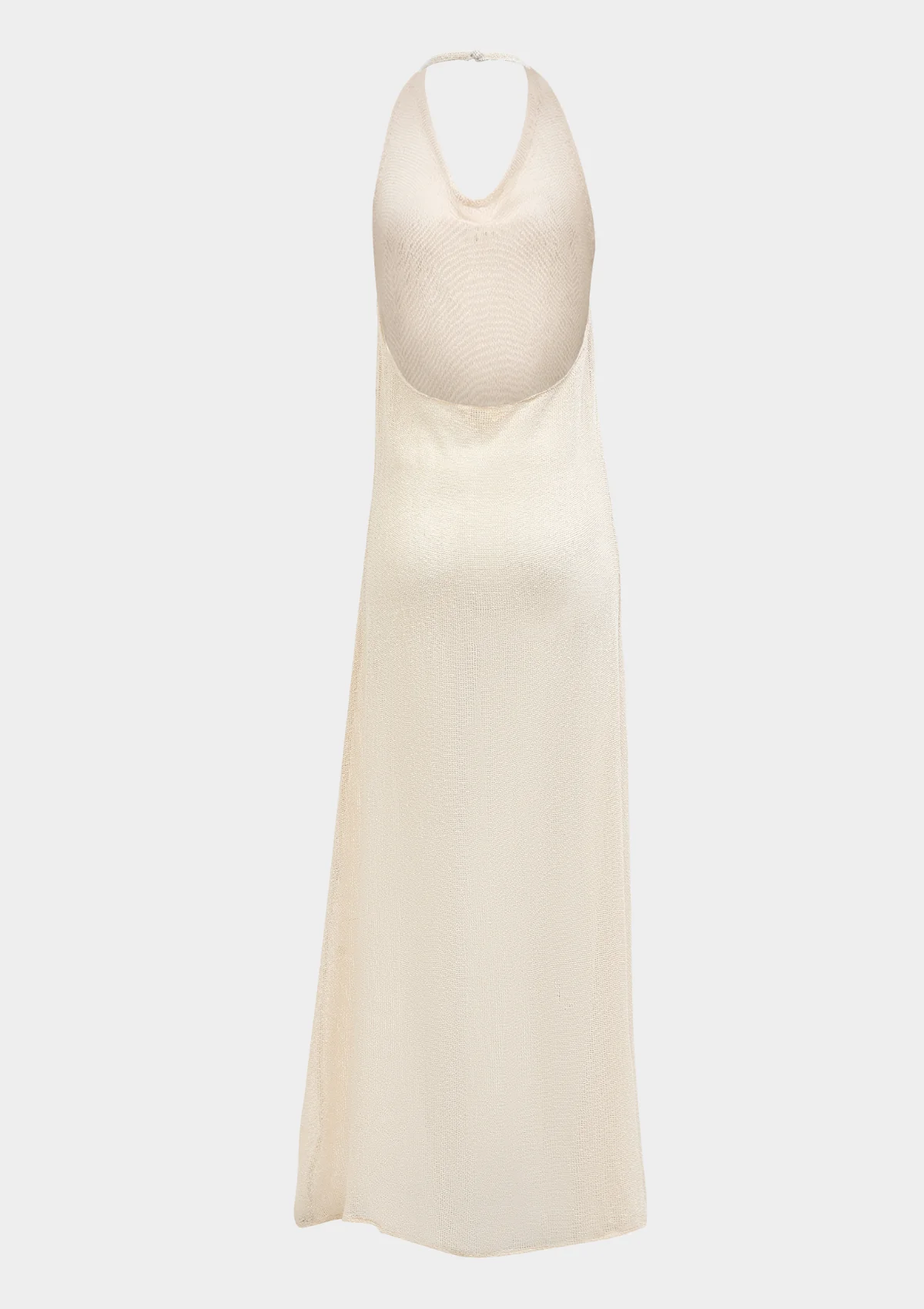 MARA HALTER DRESS- NATURAL - Image 7