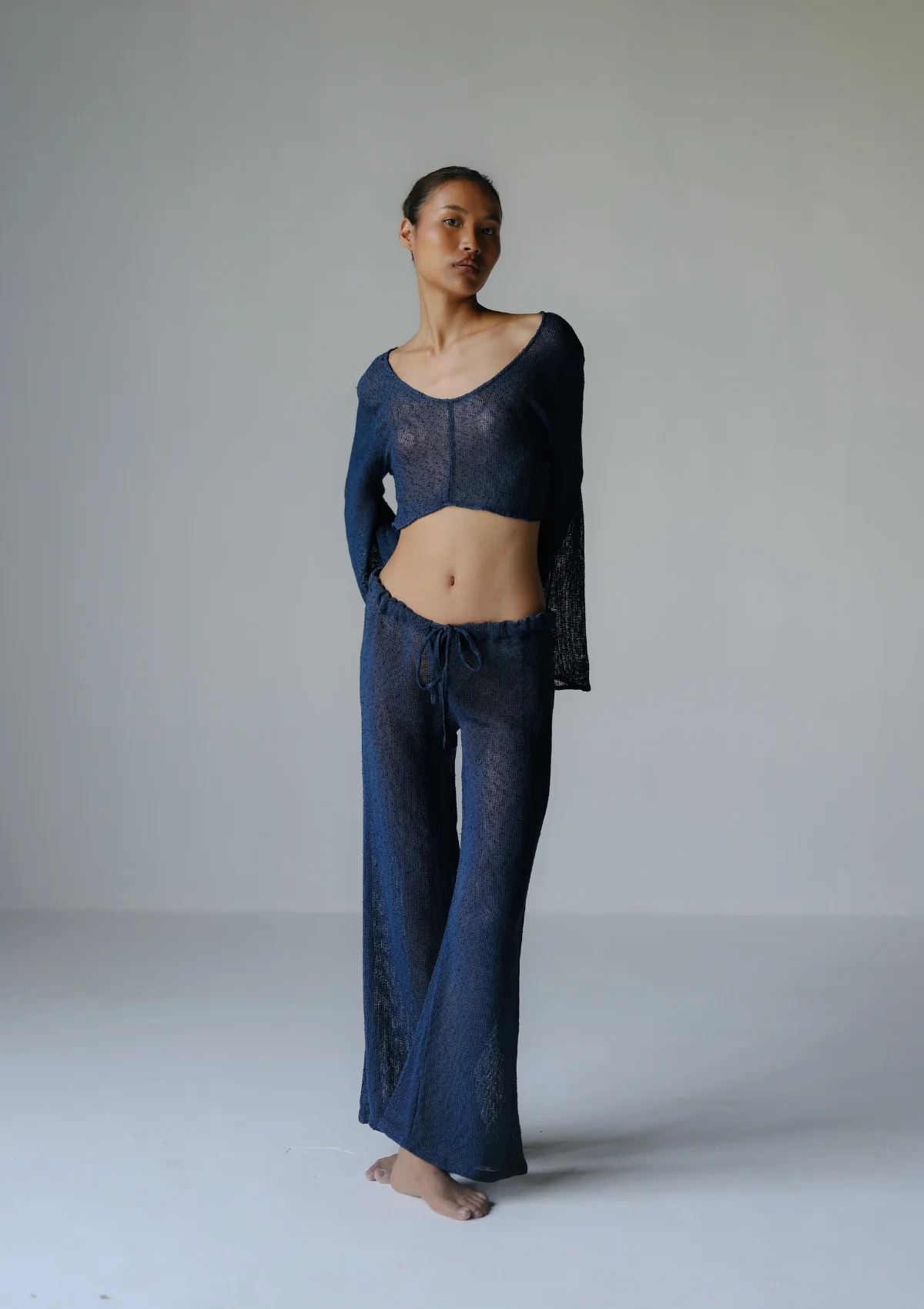 RORY TROUSERS- BLUE WING TEAL - Image 3
