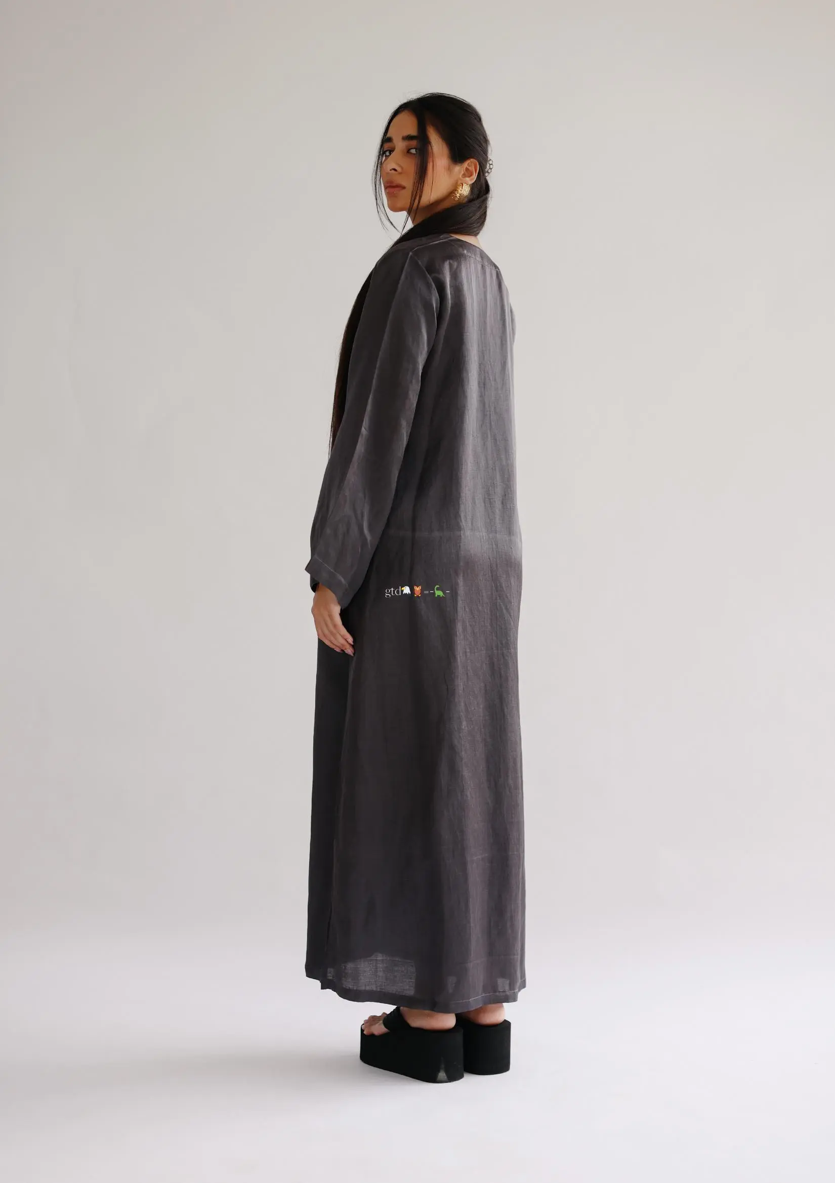 SATO DRESS- SLATE - Image 4