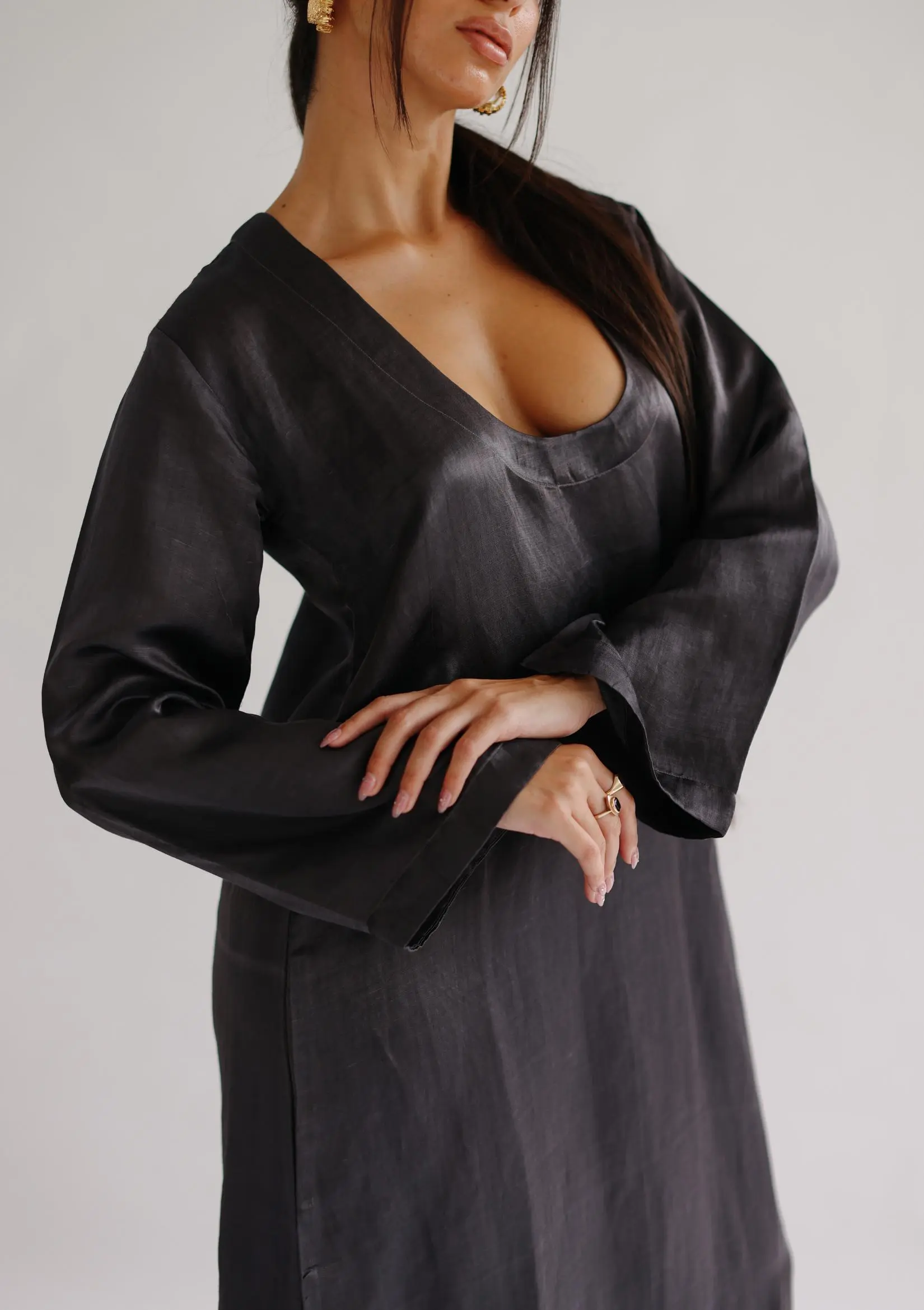 SATO DRESS- SLATE - Image 5