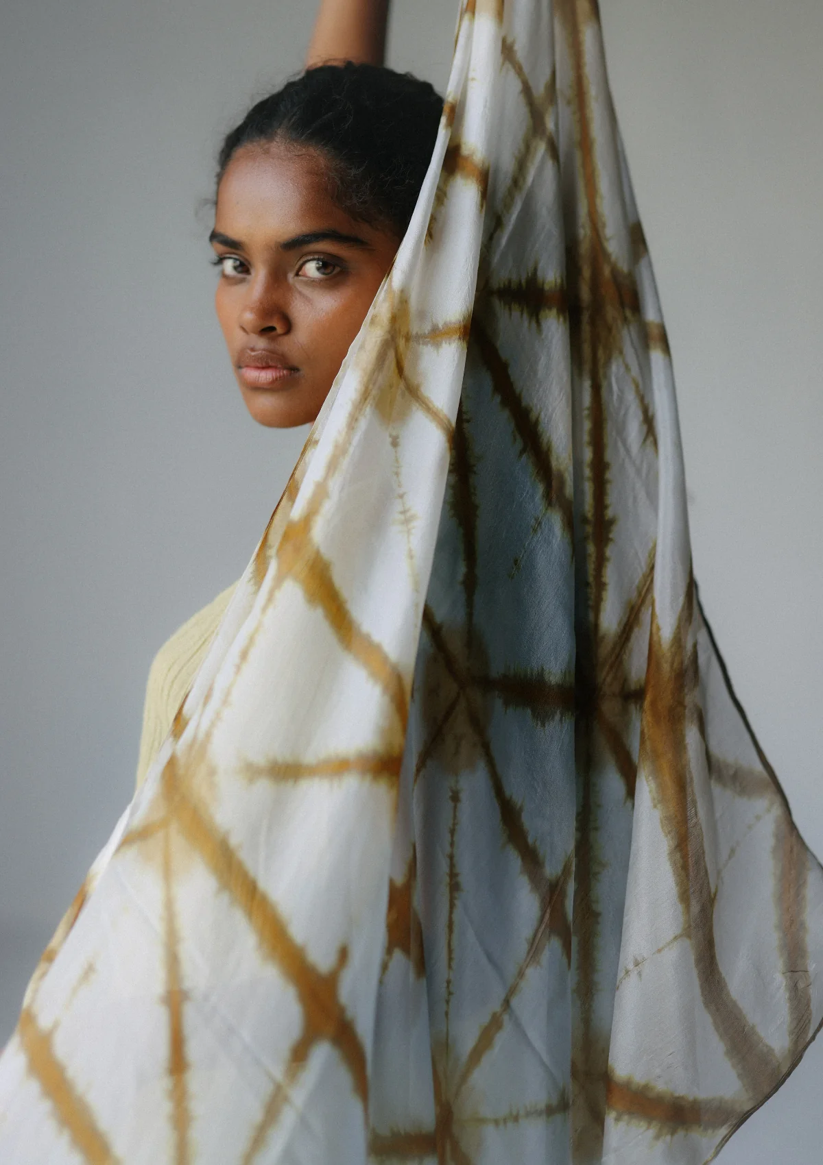 SCARF PAREO- GREEN TIE DYE - Image 2