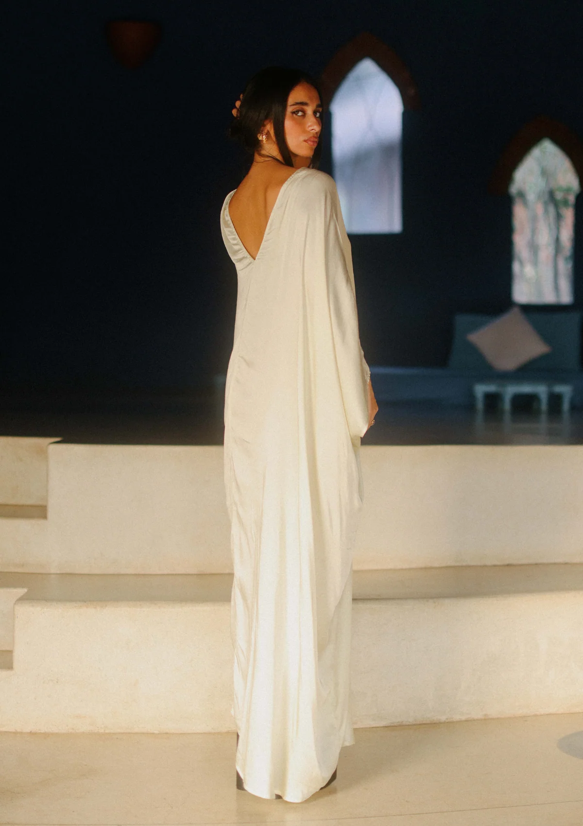 SUDI KAFTAN - BONE WHITE - Image 2