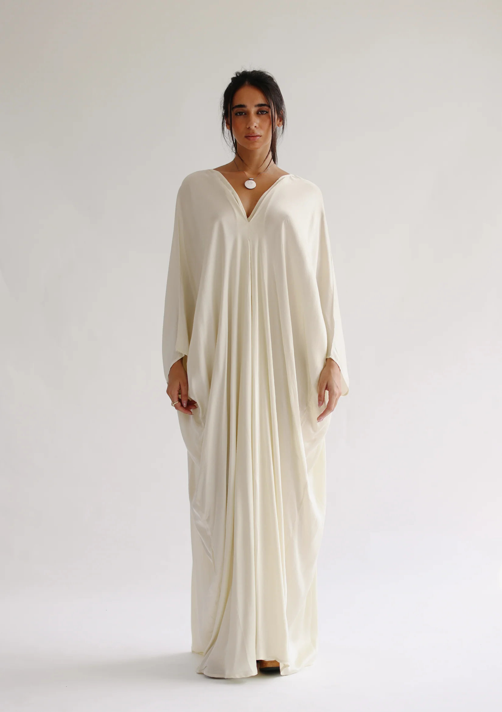 SUDI KAFTAN - BONE WHITE - Image 3