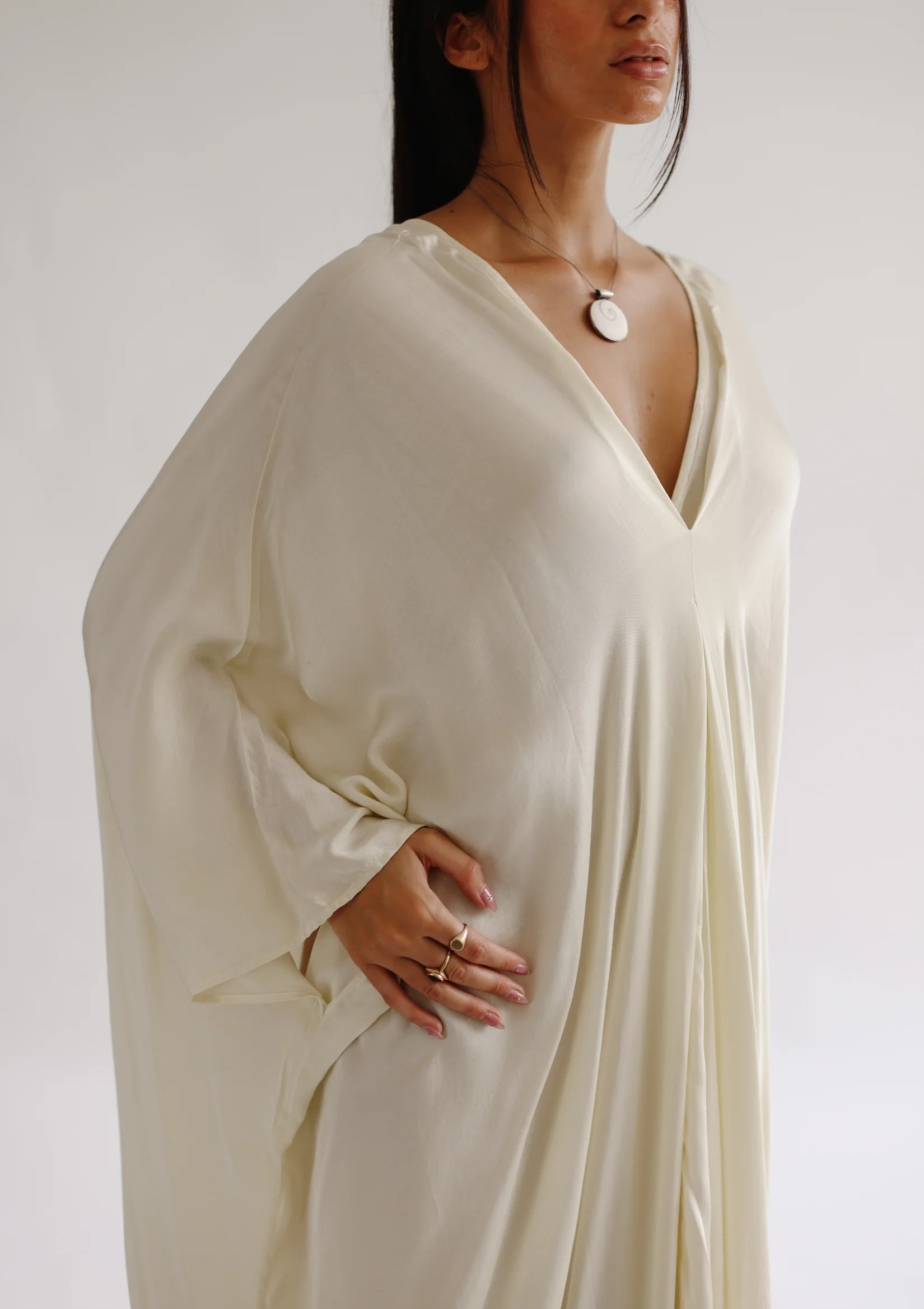 SUDI KAFTAN - BONE WHITE - Image 8