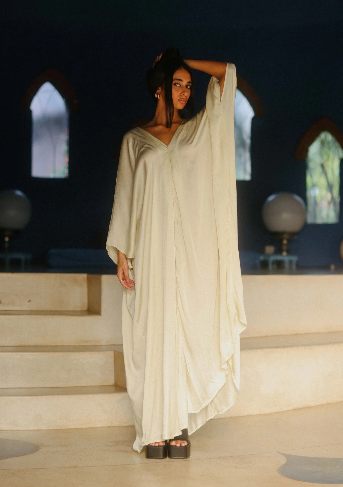 SUDI KAFTAN - BONE WHITE - Image 9