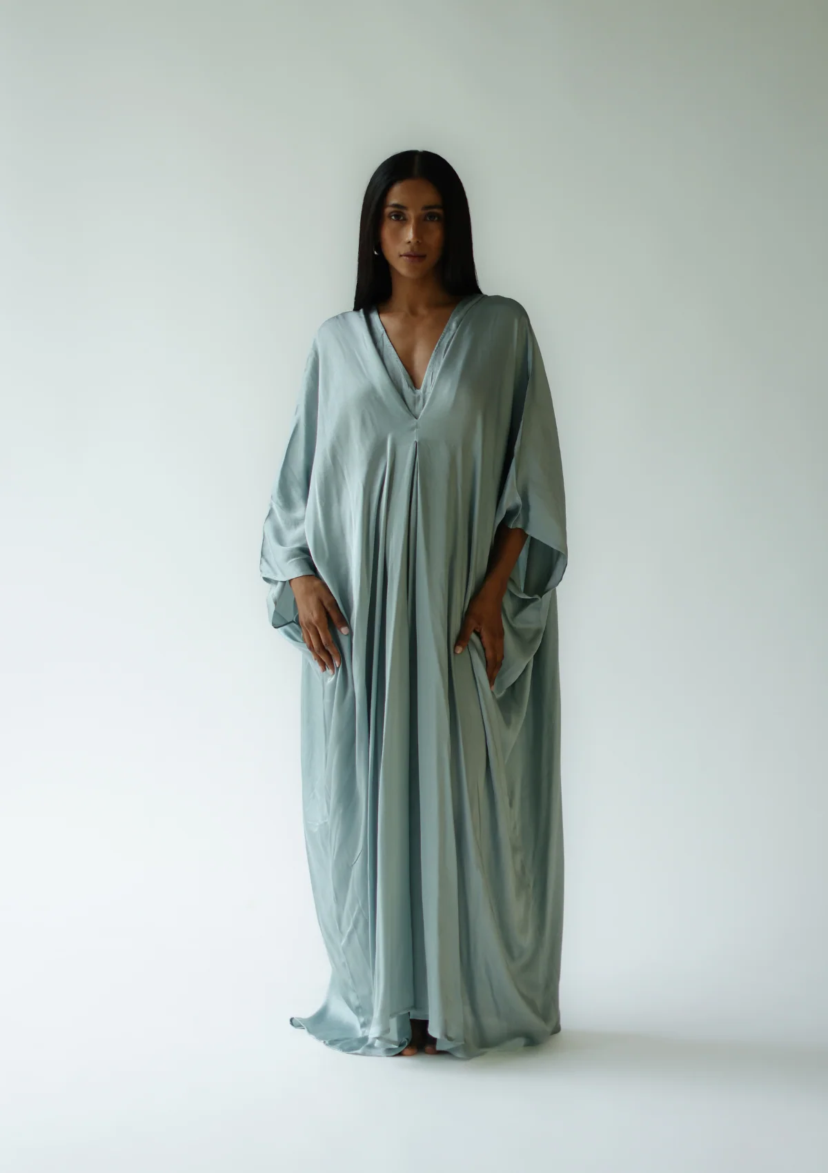 SUDI KAFTAN - SILVER BLUE - Image 3