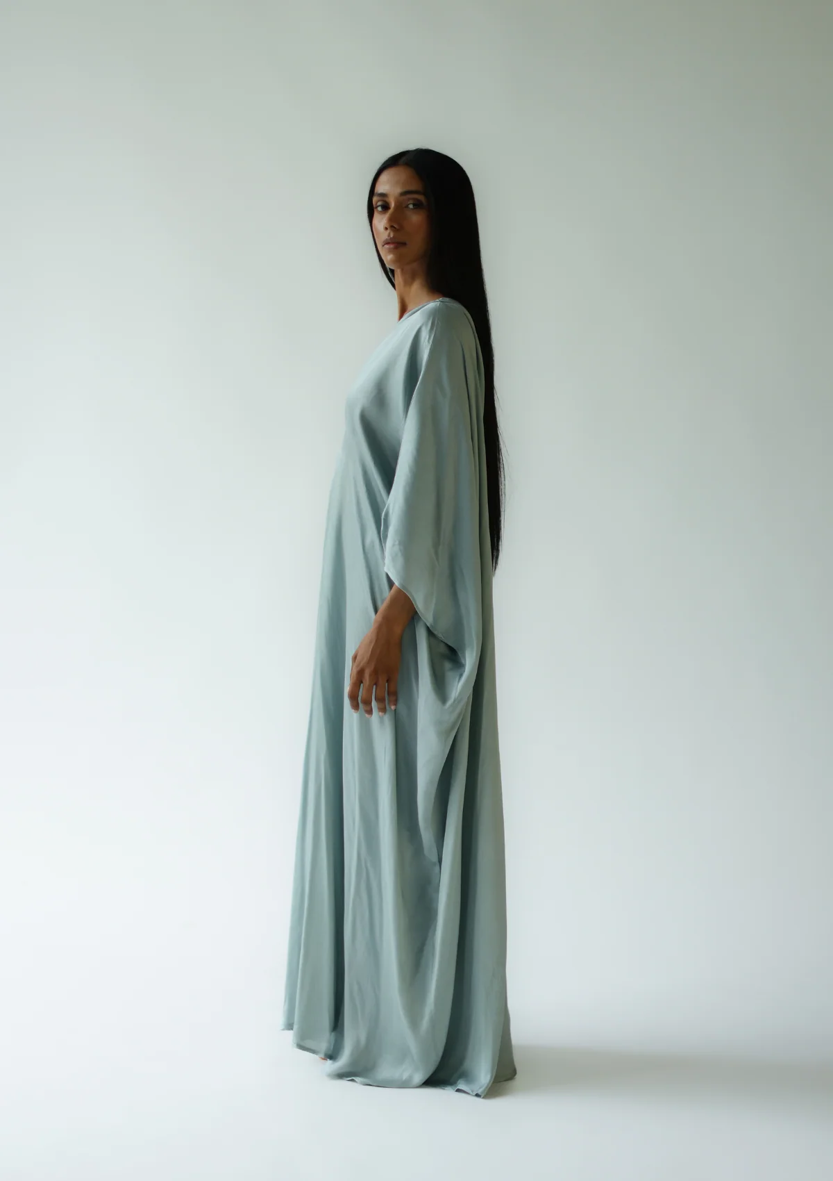SUDI KAFTAN - SILVER BLUE - Image 4