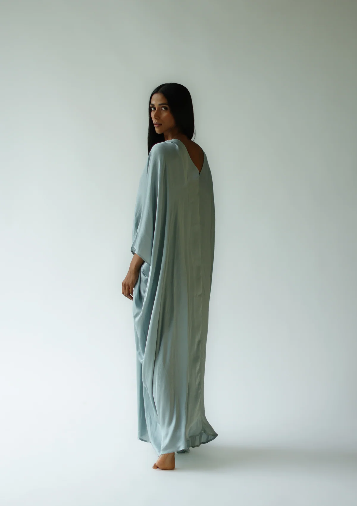 SUDI KAFTAN - SILVER BLUE - Image 5