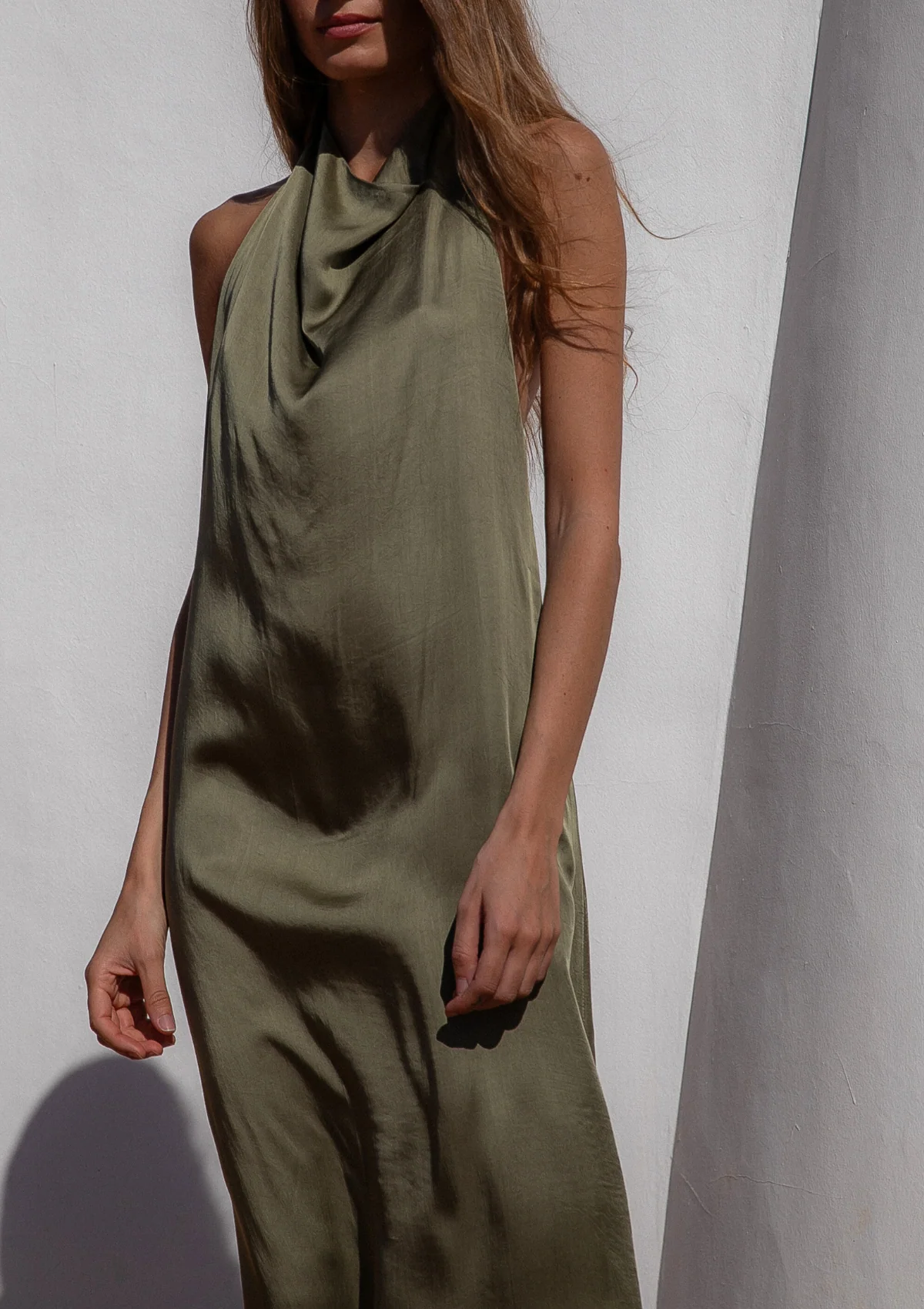ZARAIA DRESS- OLIVE - Image 6