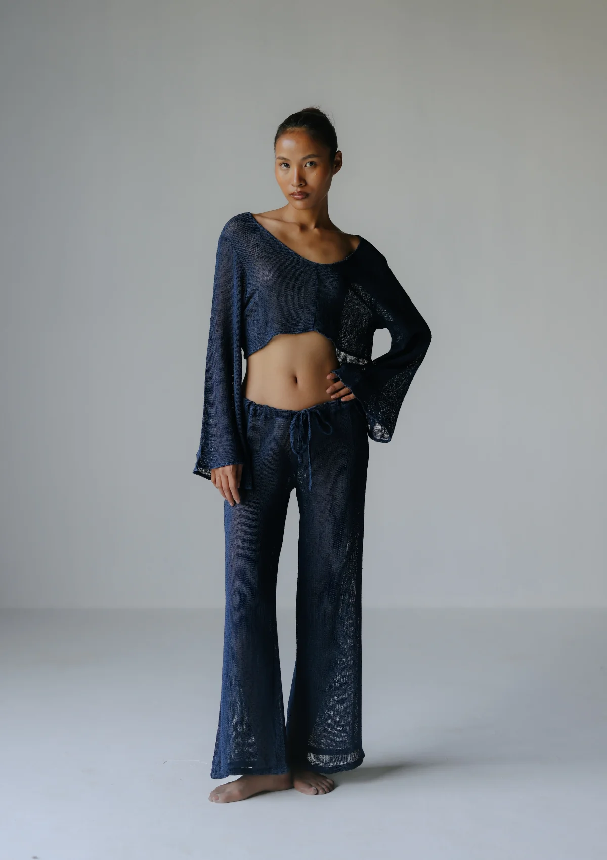 VEDA CROP TOP - BLUE WING TEAL - Image 3